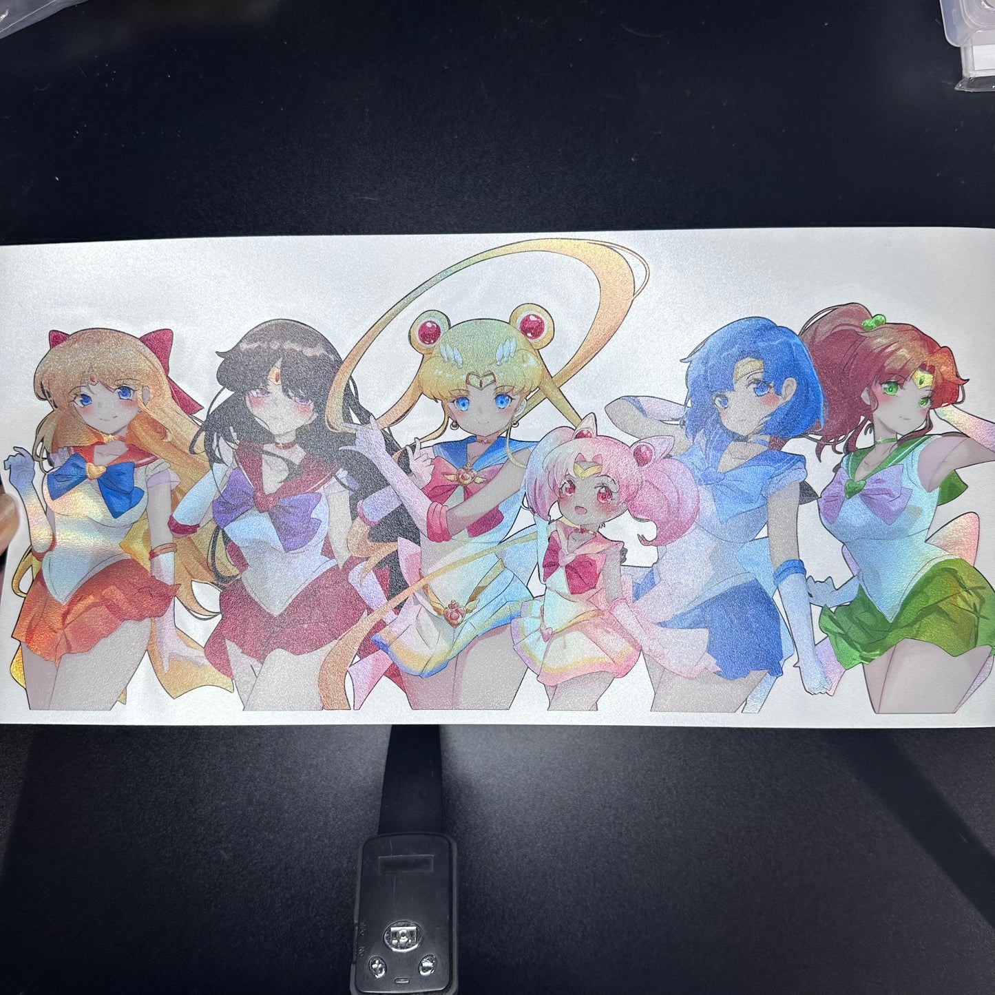 Special edition Sailor Scouts 13 inch holo Sticker