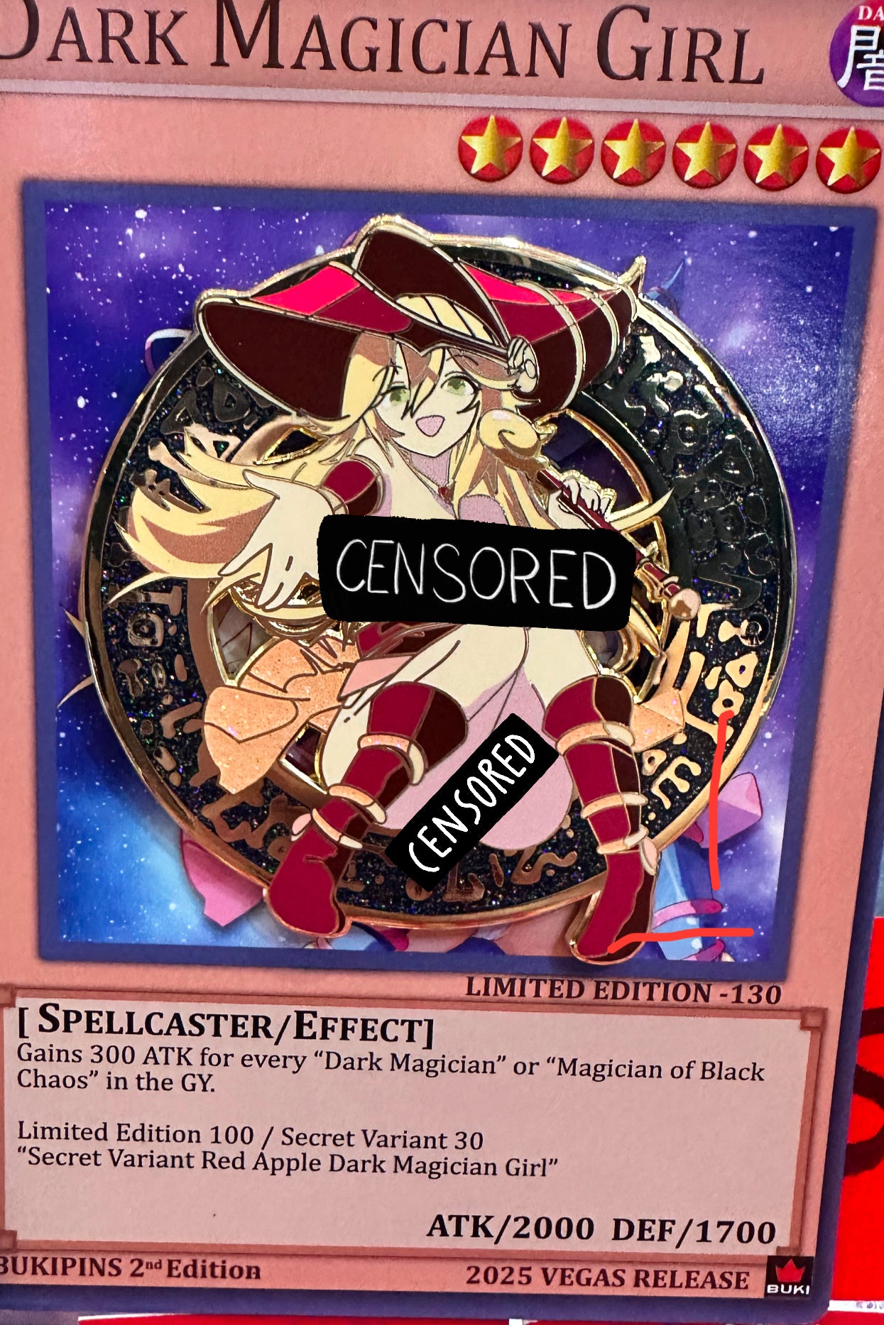 Dark Magician Girl v2 Limited Edition Pin