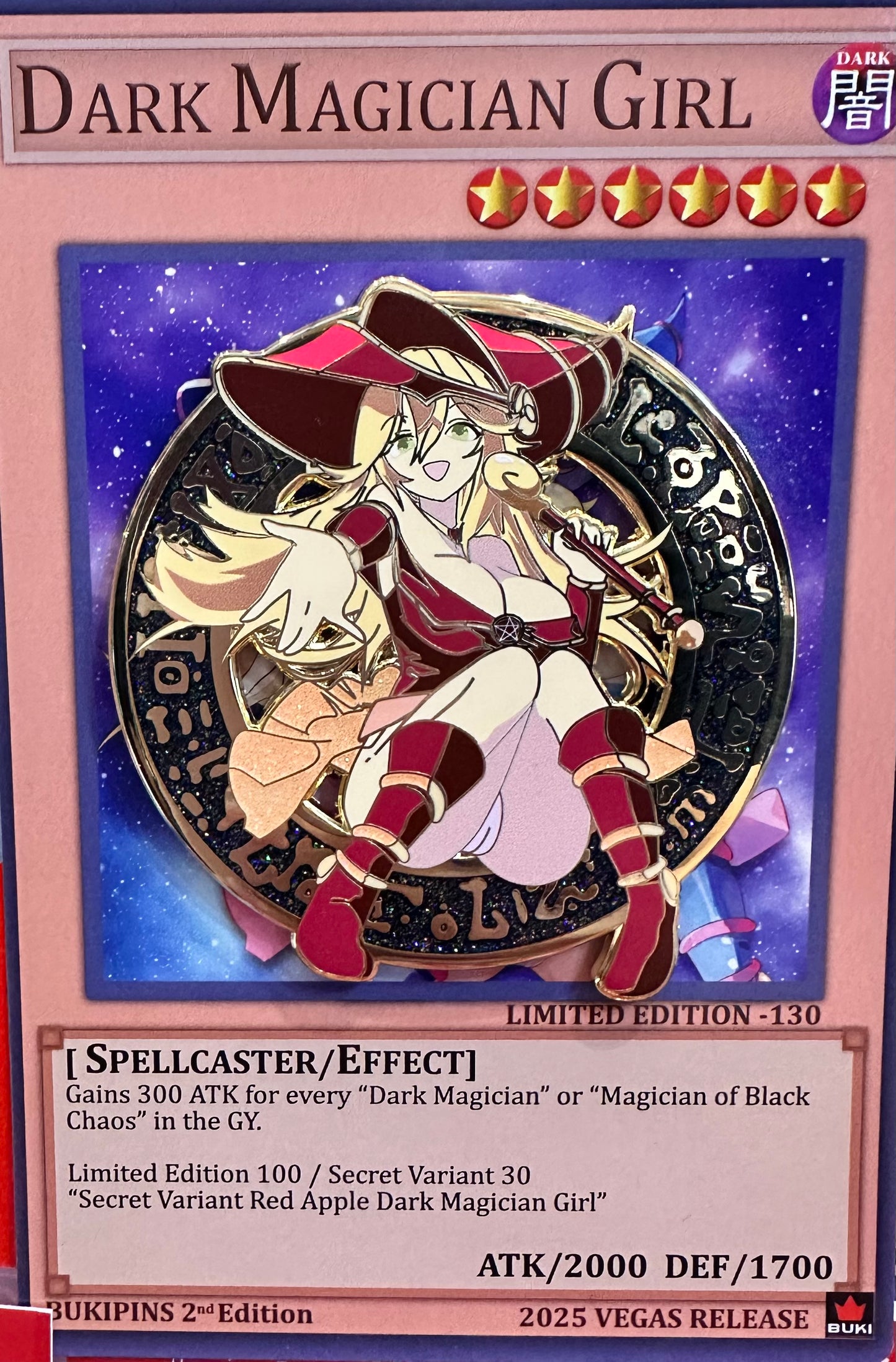 Dark Magician Girl v2 Limited Edition Pin