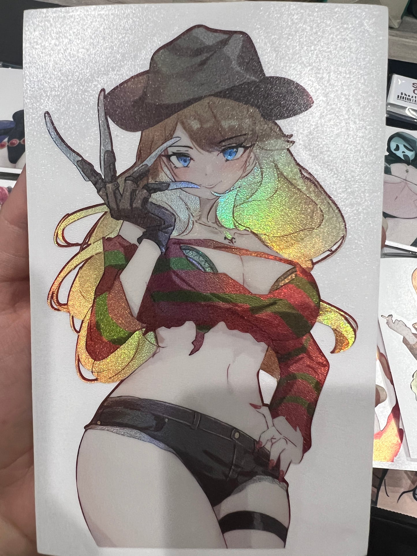 6 inch HORROR Collection Holo Stickers