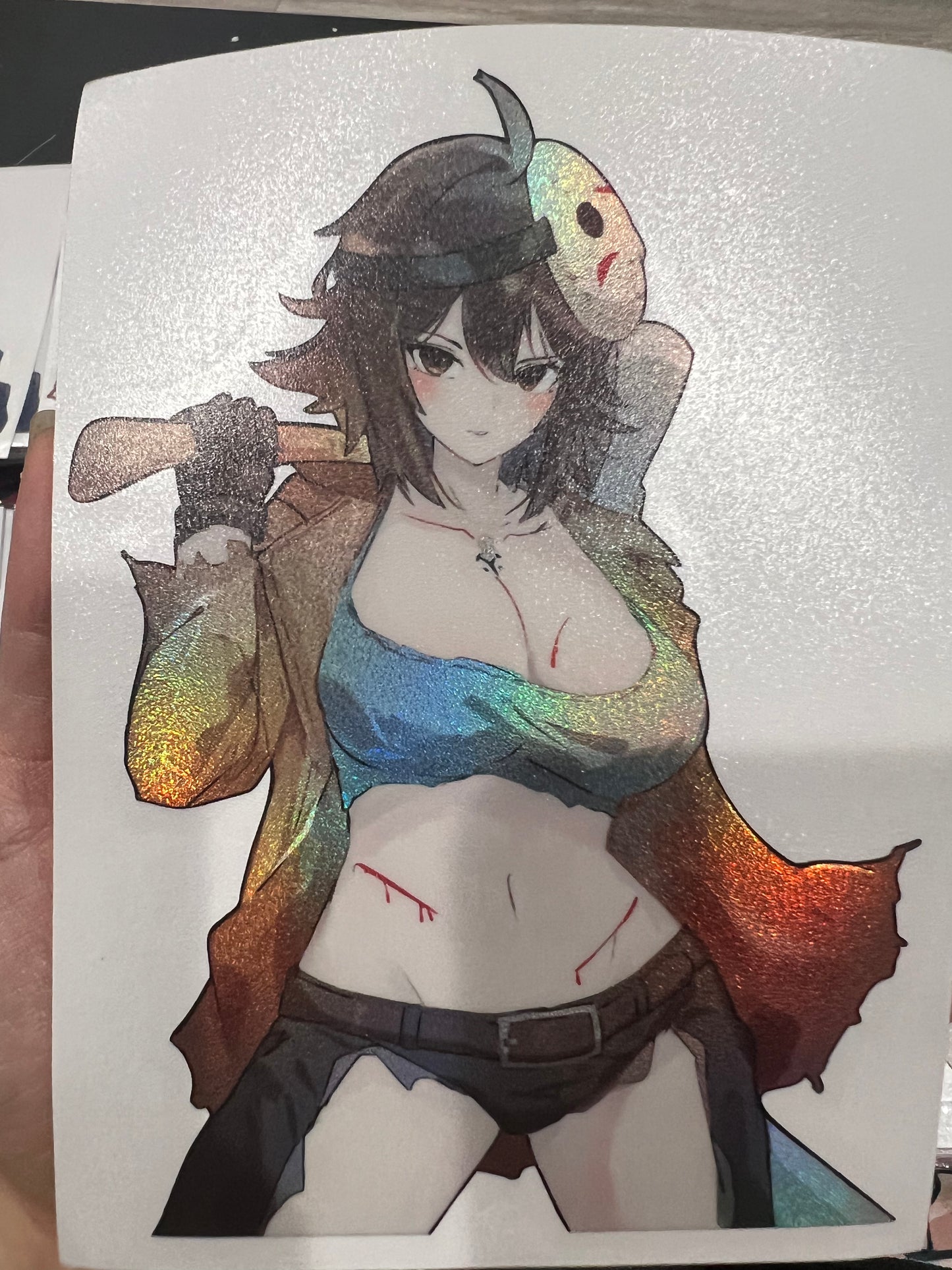 6 inch HORROR Collection Holo Stickers