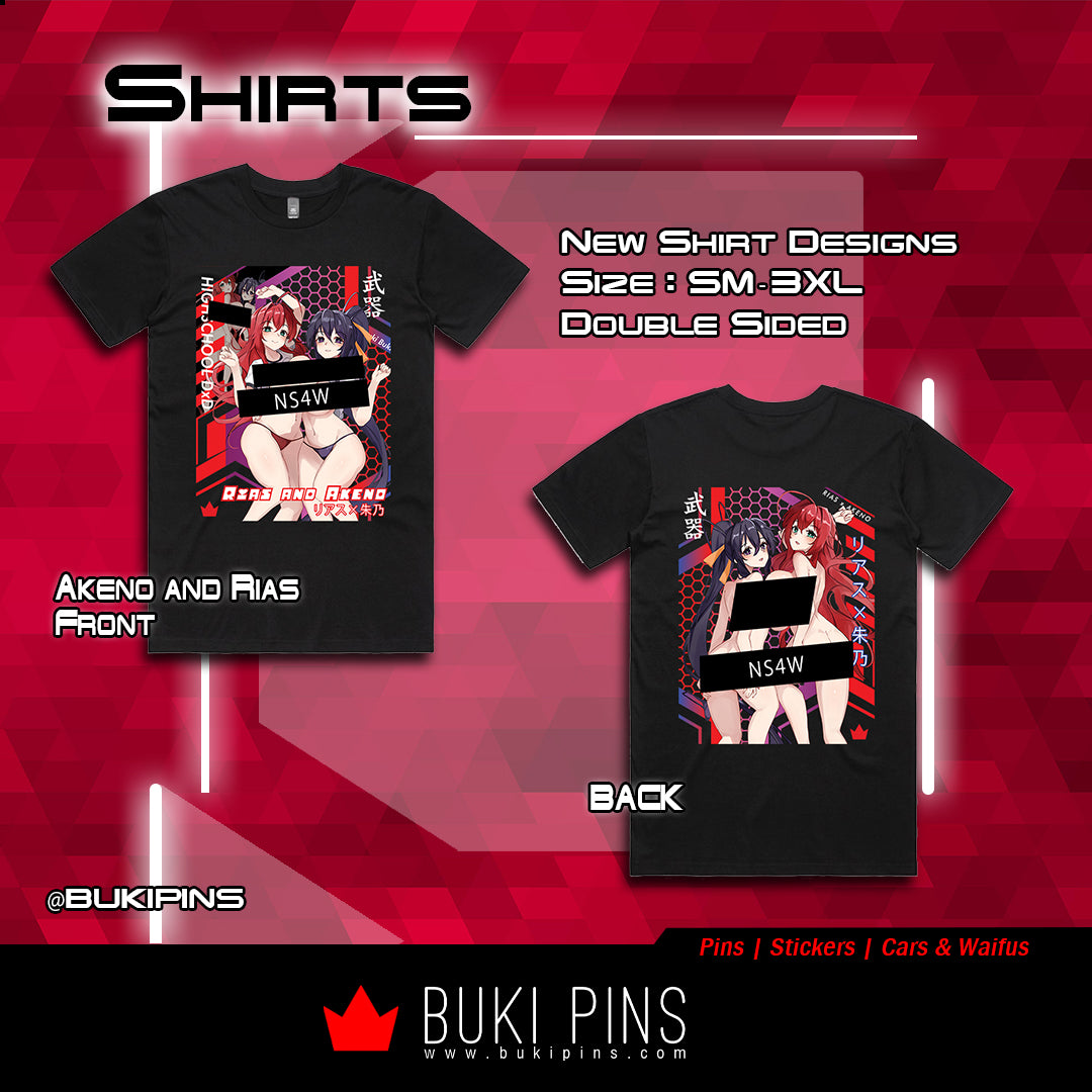 Akeno and Rias NS4W Premium T-Shirt