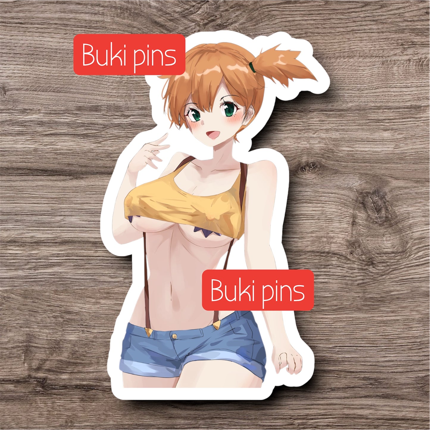 Misty medium sticker
