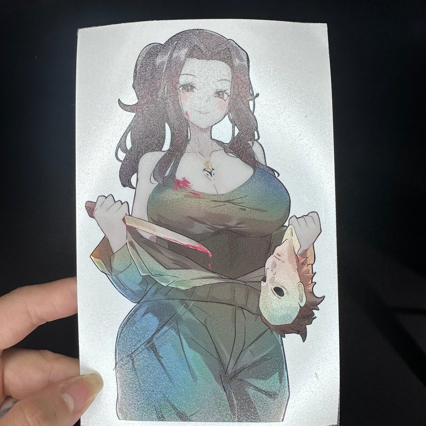 6 inch HORROR Collection Holo Stickers