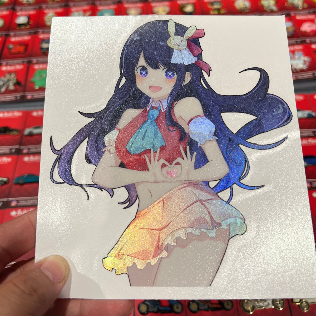 Ai Hoshino Spot Holo Sticker Buki Pins