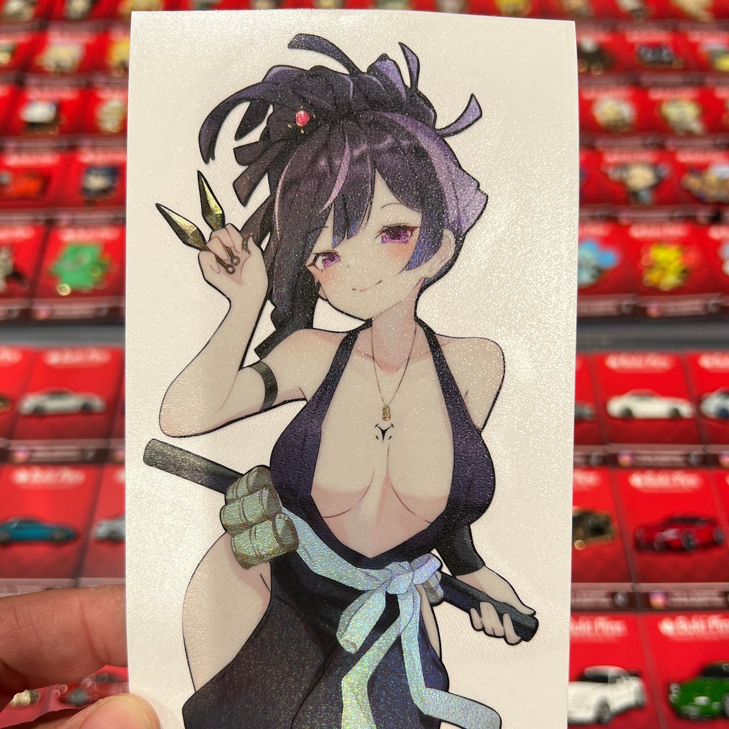 Yuzuriha Spot Holo Sticker