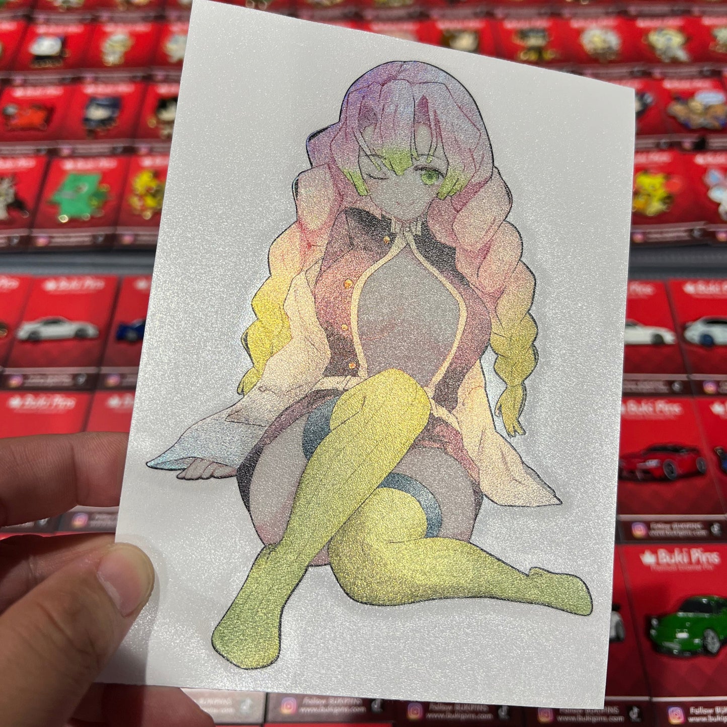 Mitsuri Spot Holo Sticker