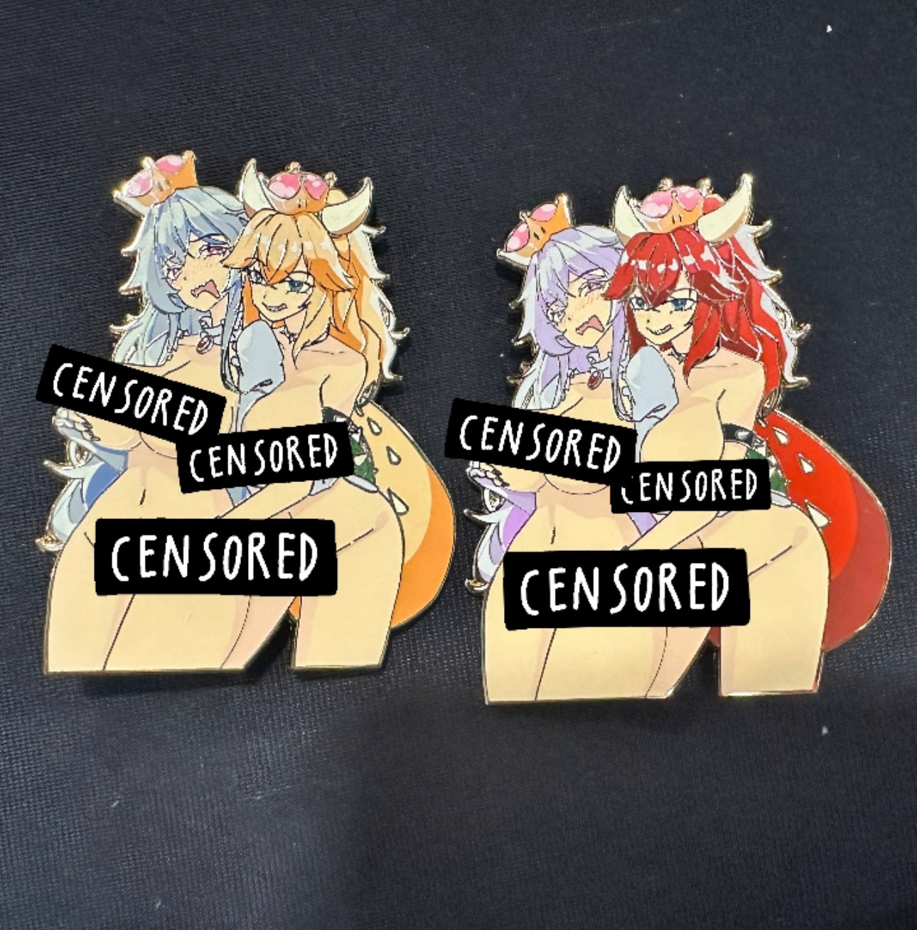 Boosette & Bowsette limited edition pin