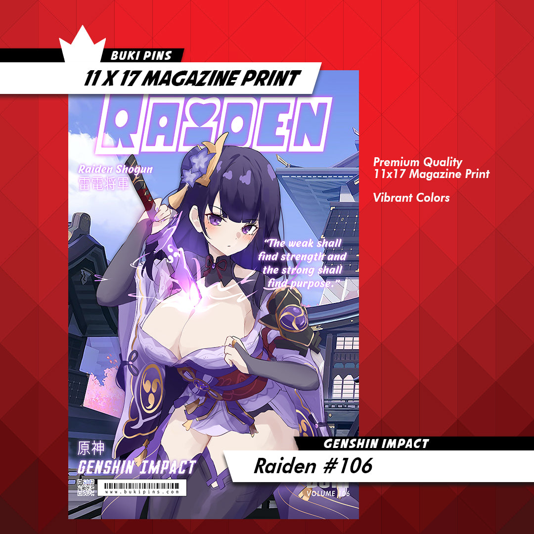 Genshin Waifu Magazine print