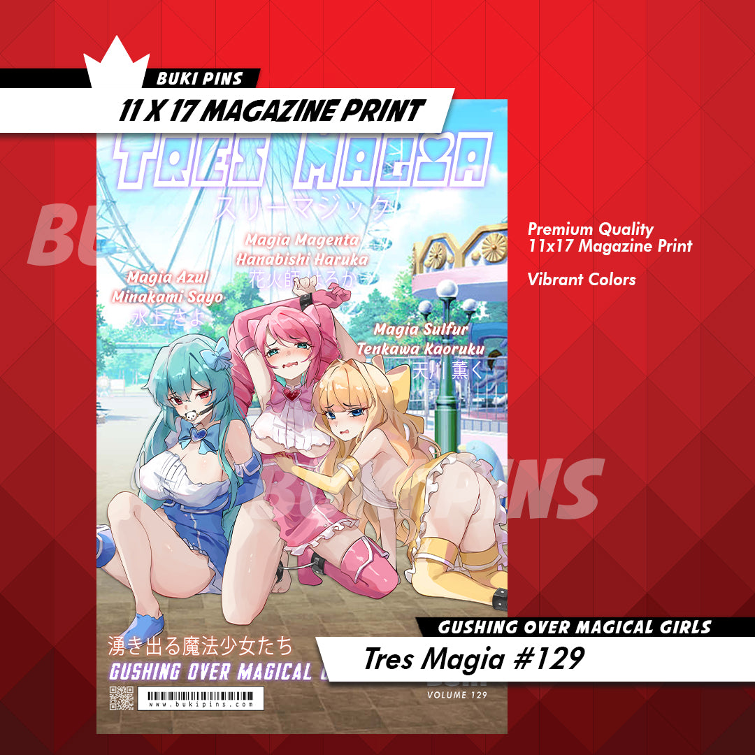 Gushing Over Magical Girls Magazine Print