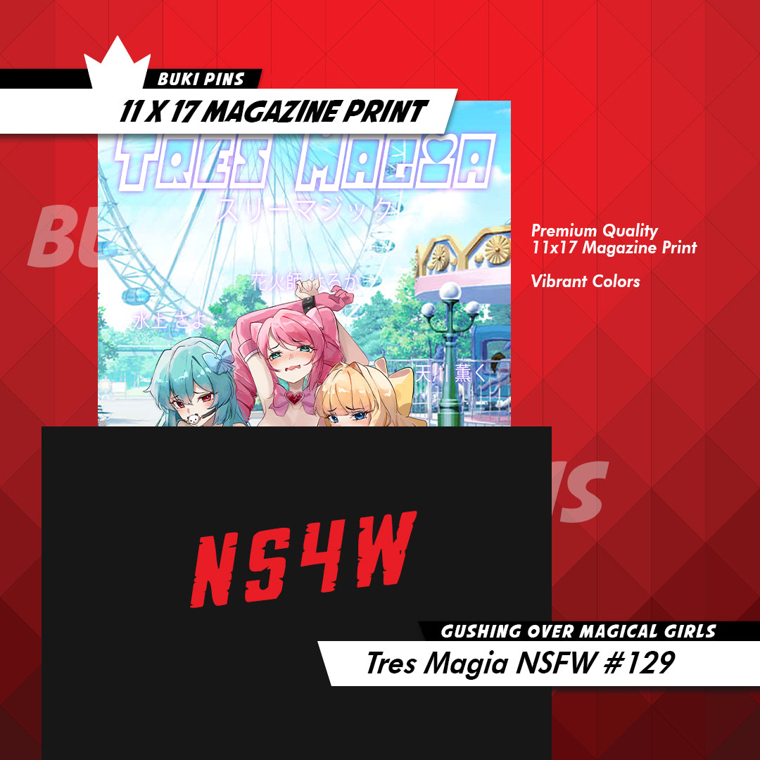 Gushing Over Magical Girls Magazine Print