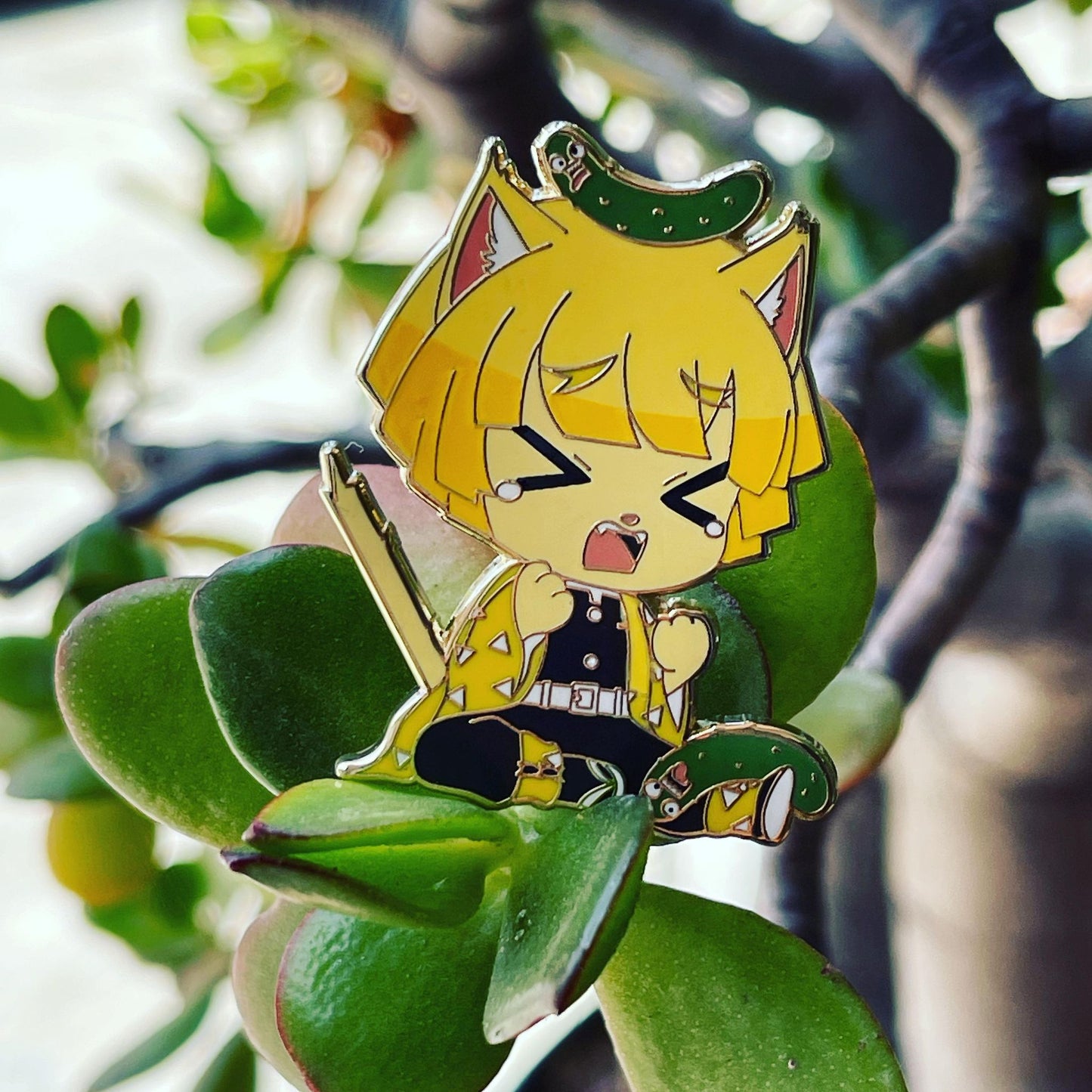 Neko Demon Slayer Pins