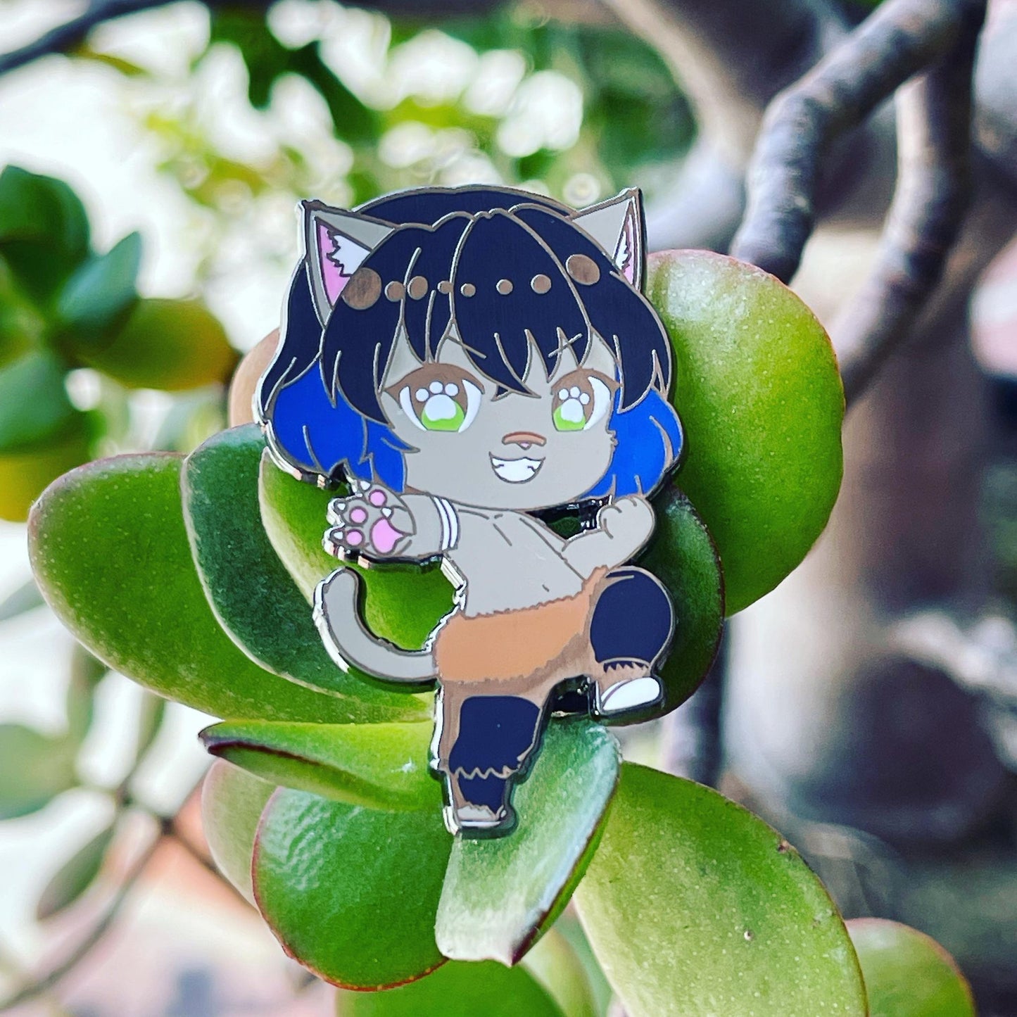 Neko Demon Slayer Pins