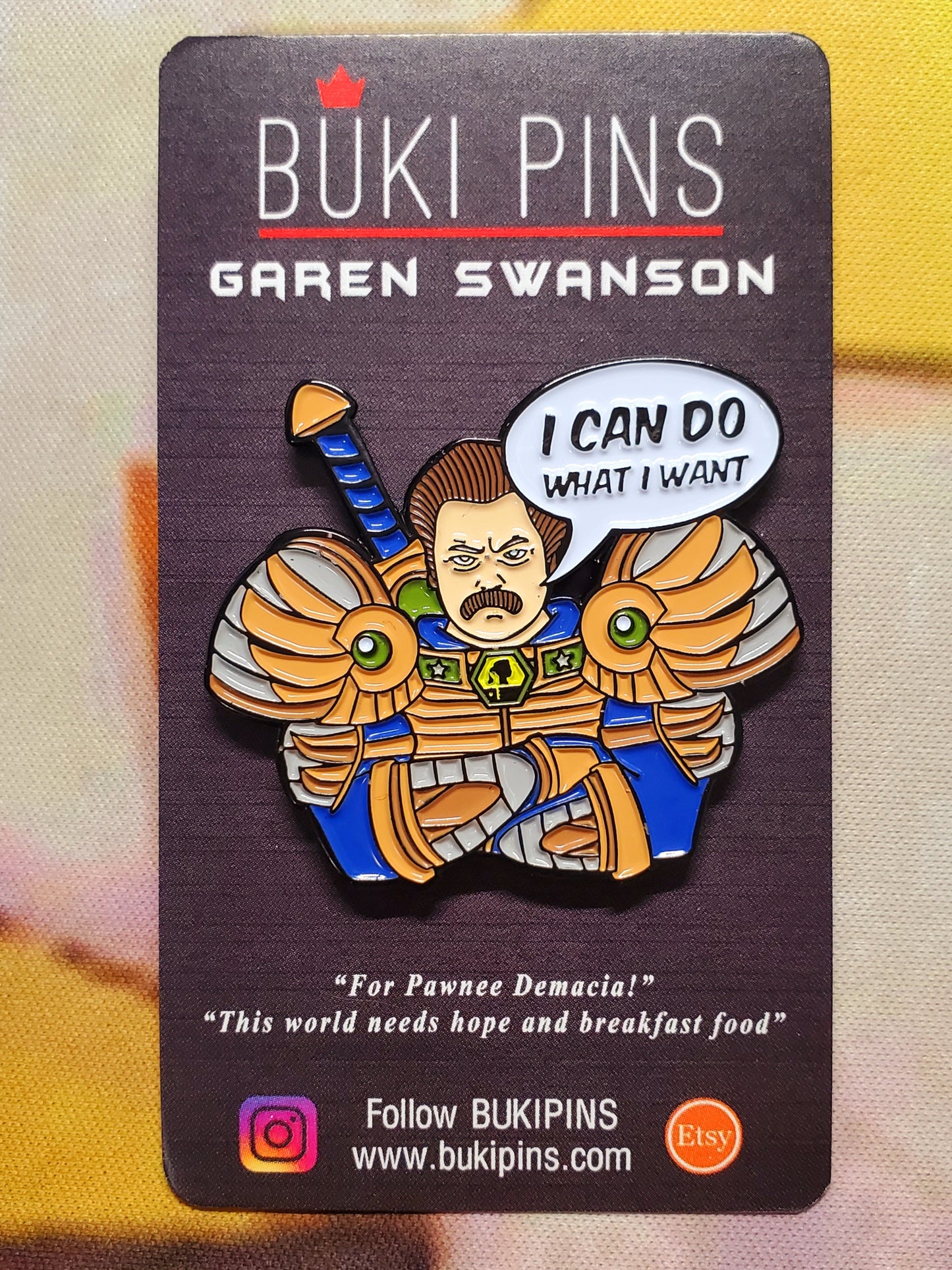 Garen Swanson Pin