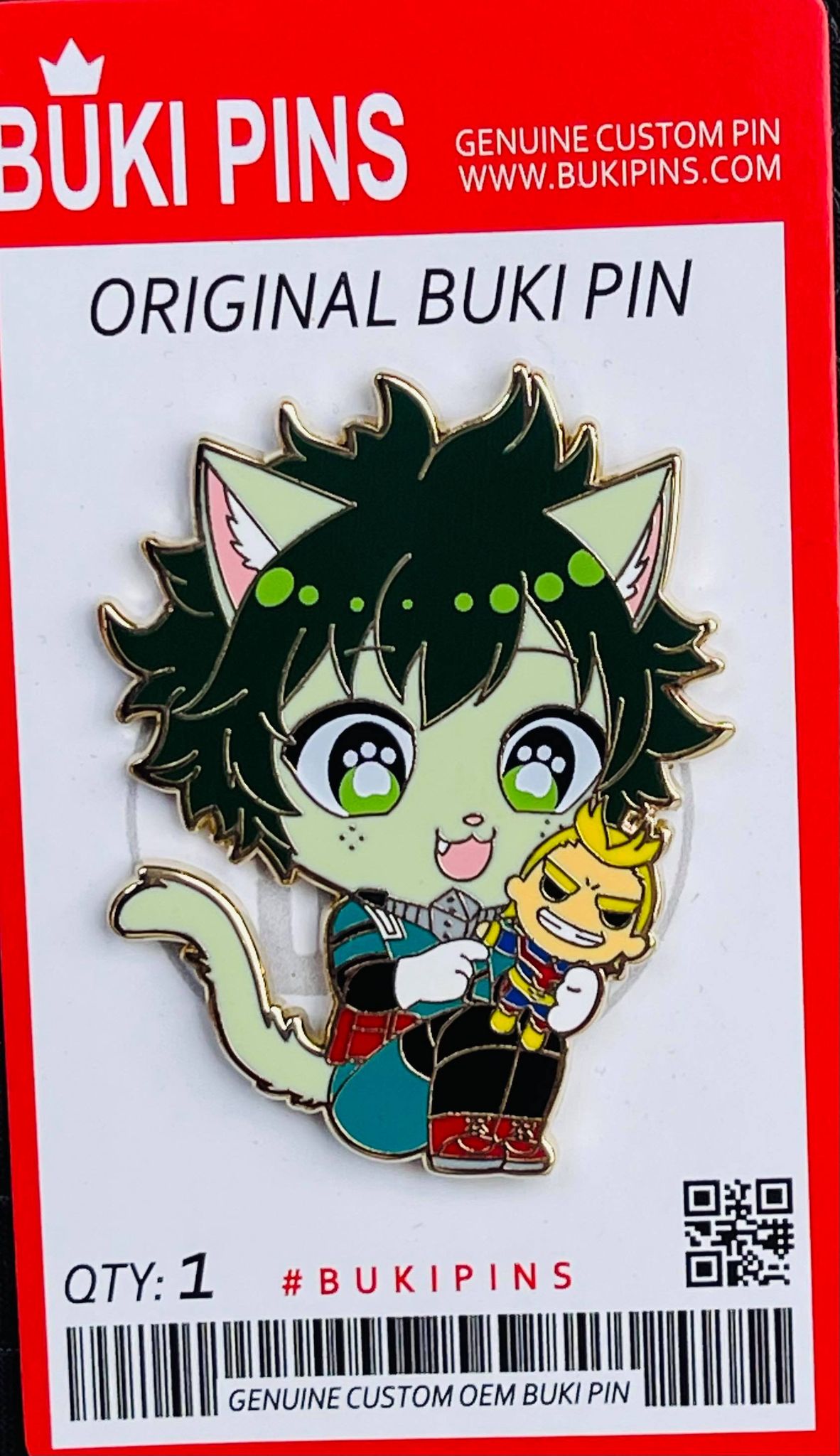 Hero Cat Pins (My hero Academia)