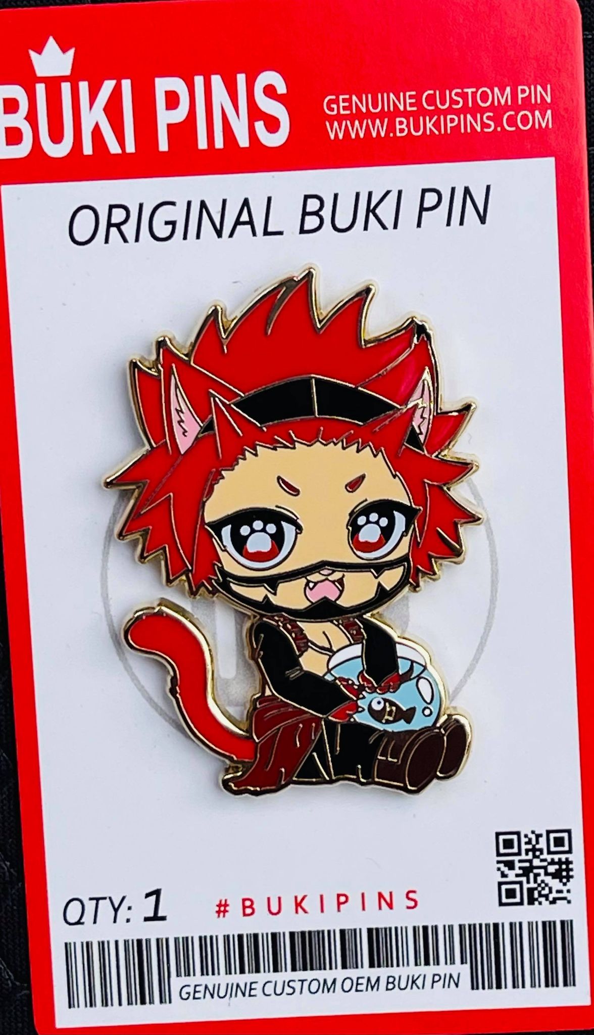 Hero Cat Pins (My hero Academia)