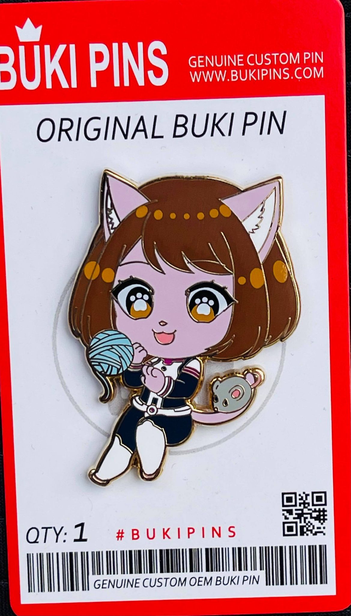 Hero Cat Pins (My hero Academia)