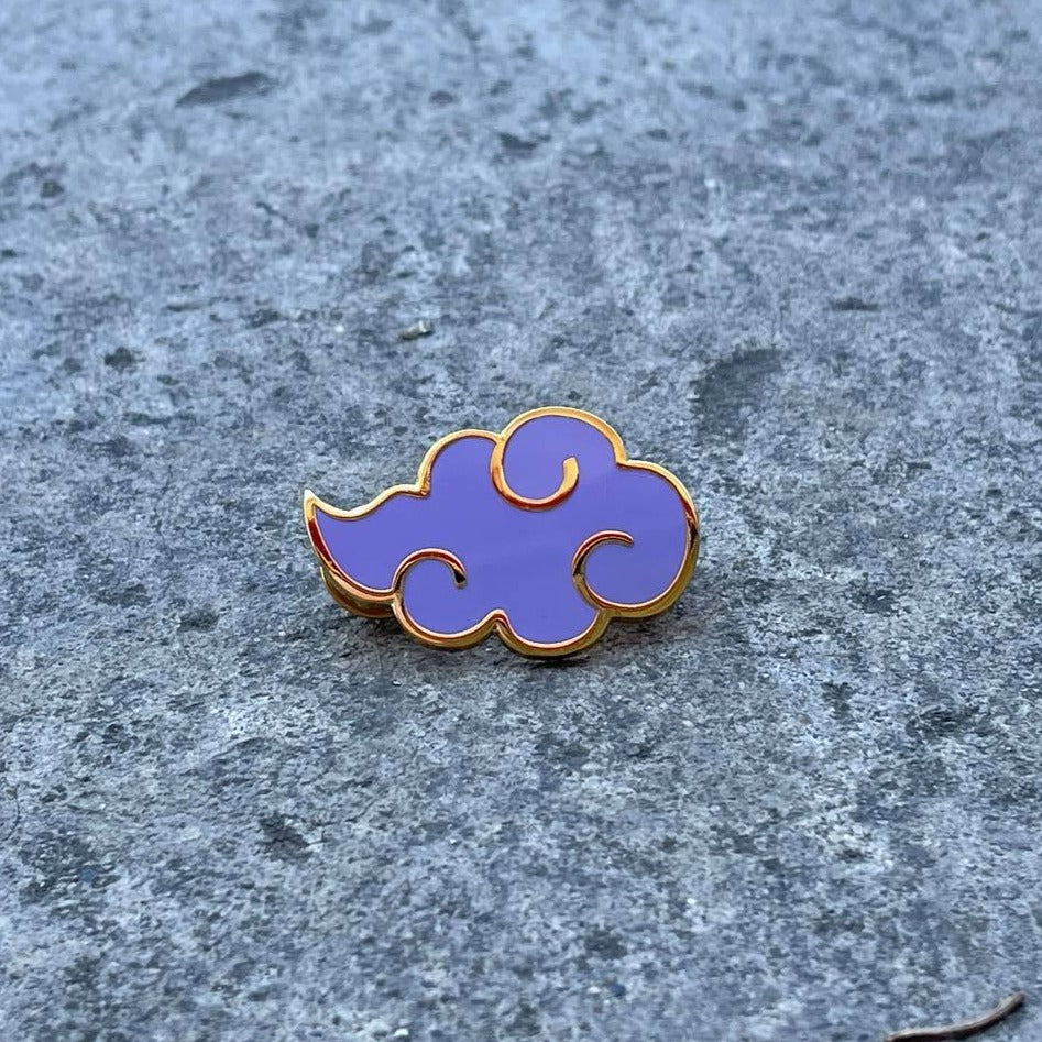 Naruto Shippuden Akatsuki Cloud Enamelled Pin Badge