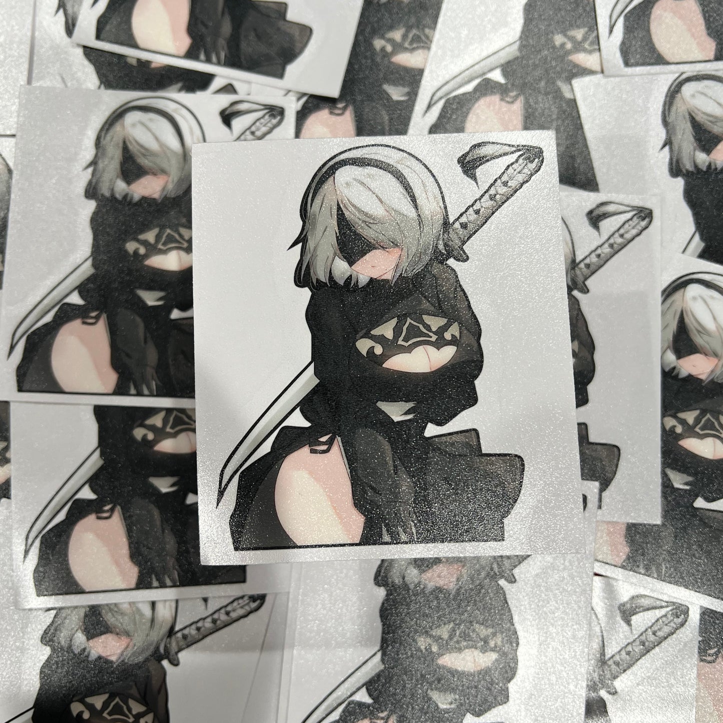 2B Holo Sticker