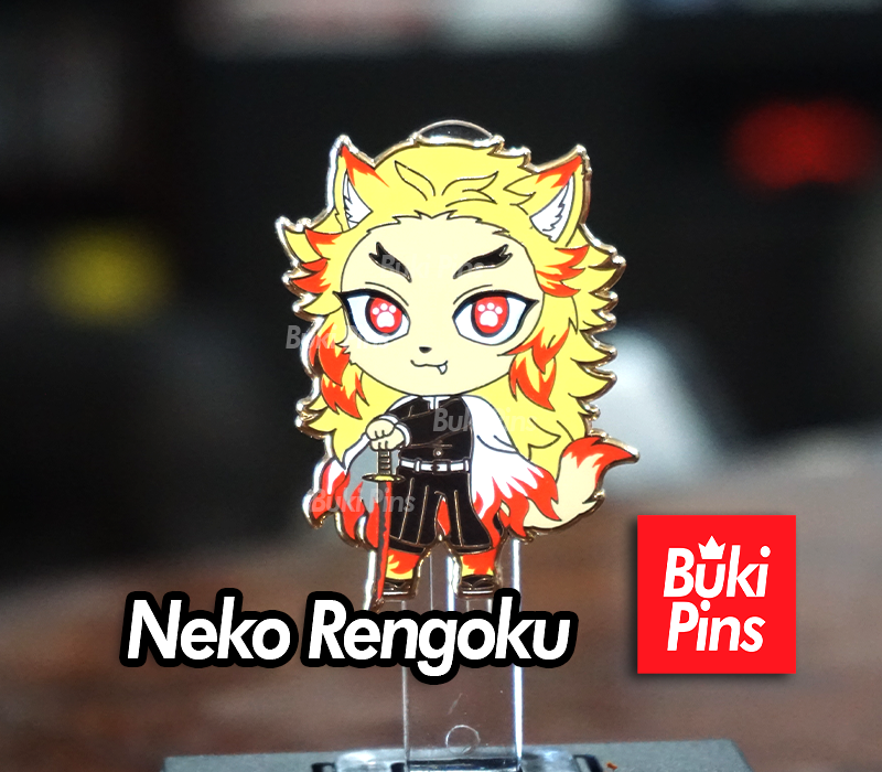 Neko Demon Slayer Pins