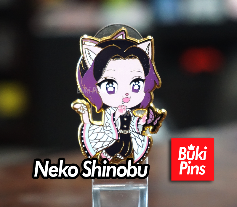 Neko Demon Slayer Pins