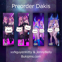 PREORDER xxNguyenkitty x JennyBelly Body Pillows 20x60