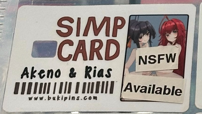 Simp Card - Credit card sleeves Buki Pins Simp Card - Credit card sleeves Buki Pins