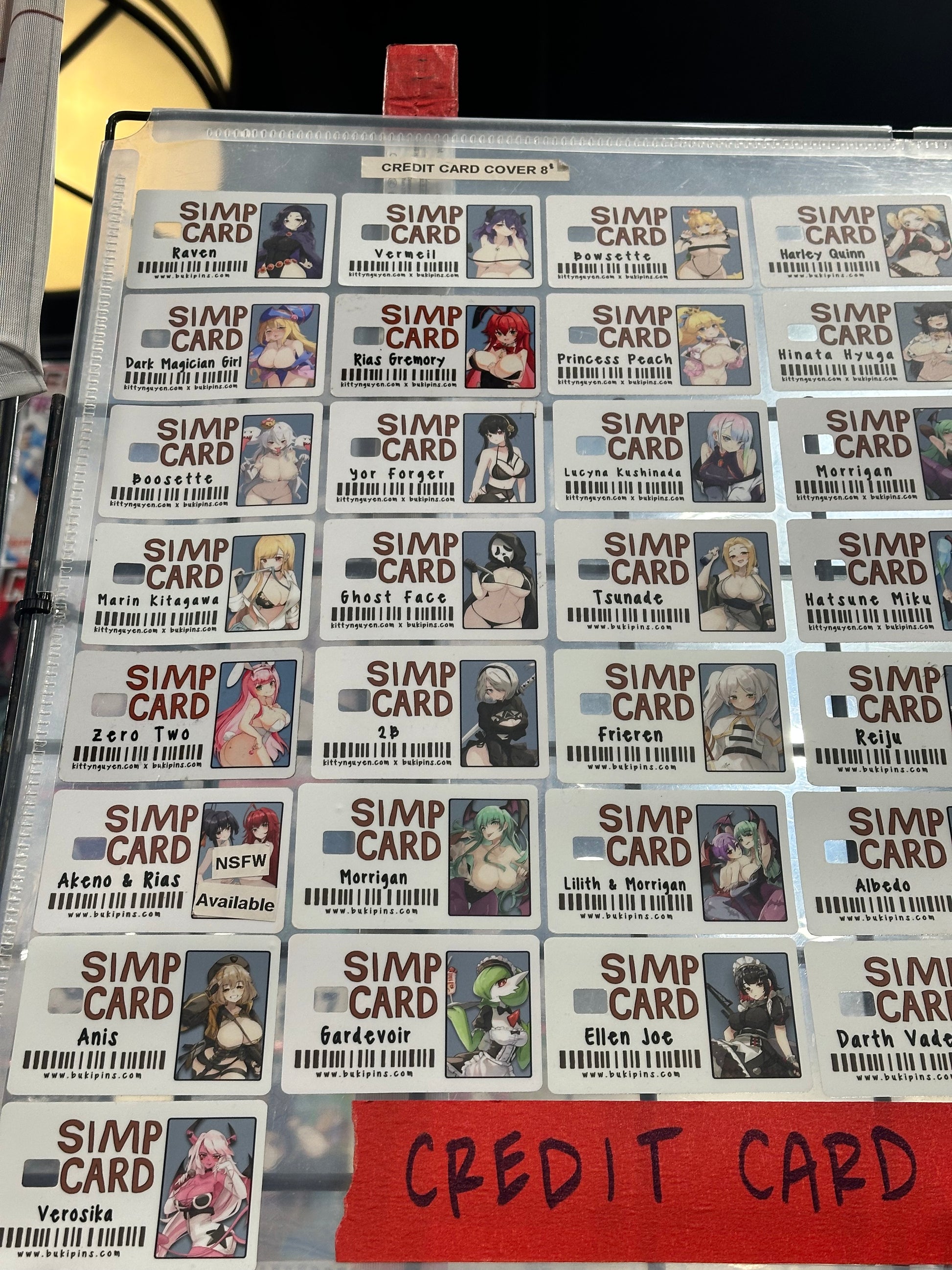 bowsette card sleeves Simp Card