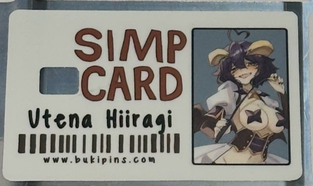 Simp Card - Credit card sleeves Buki Pins Simp Card - Credit card sleeves Buki Pins