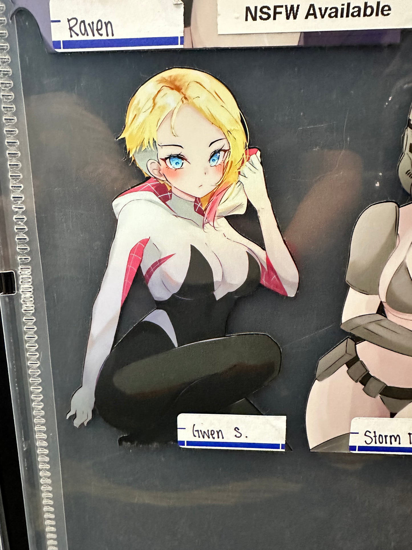 Comic Characters Holo Sticker