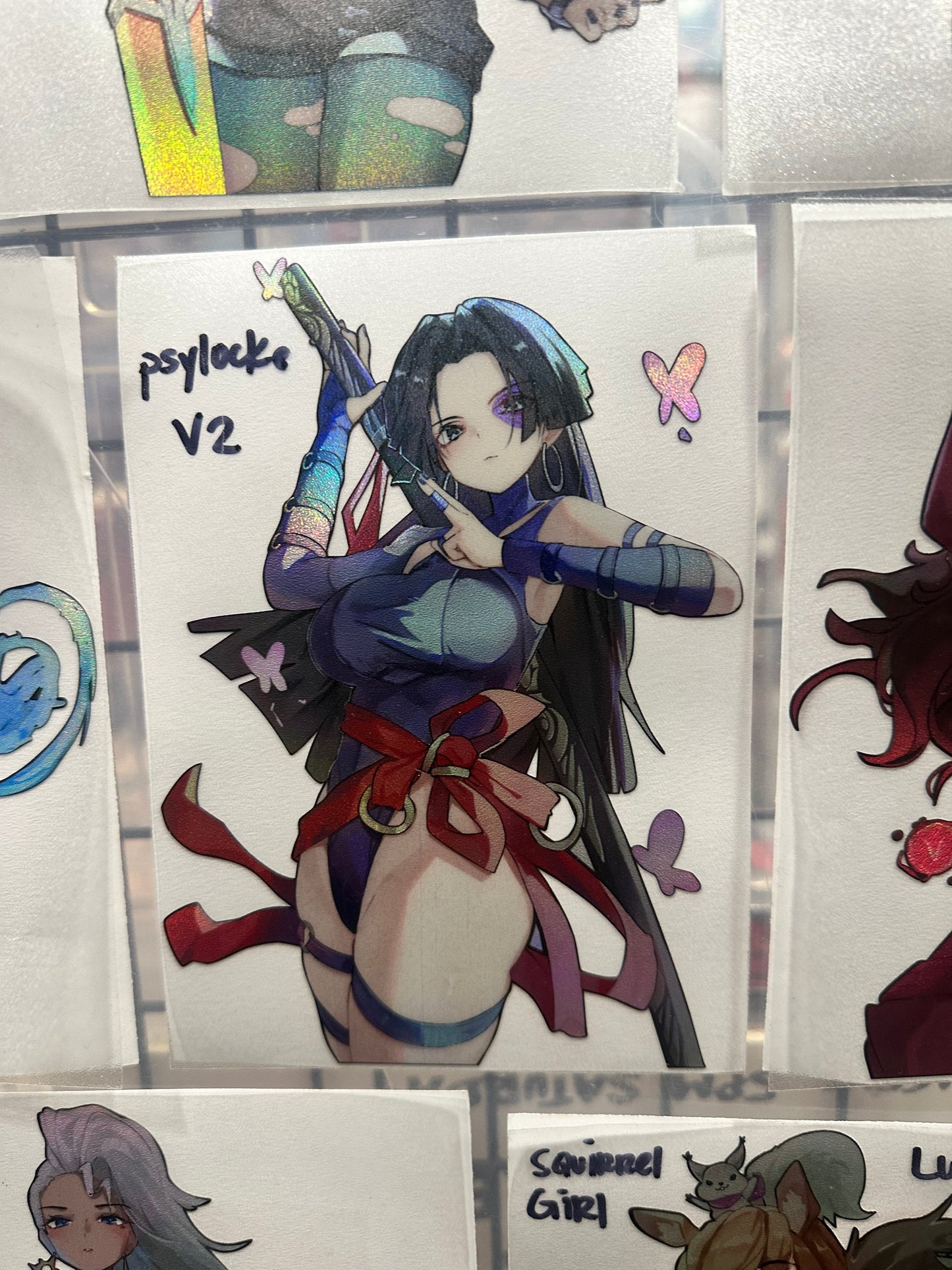 Comic Characters Holo Sticker