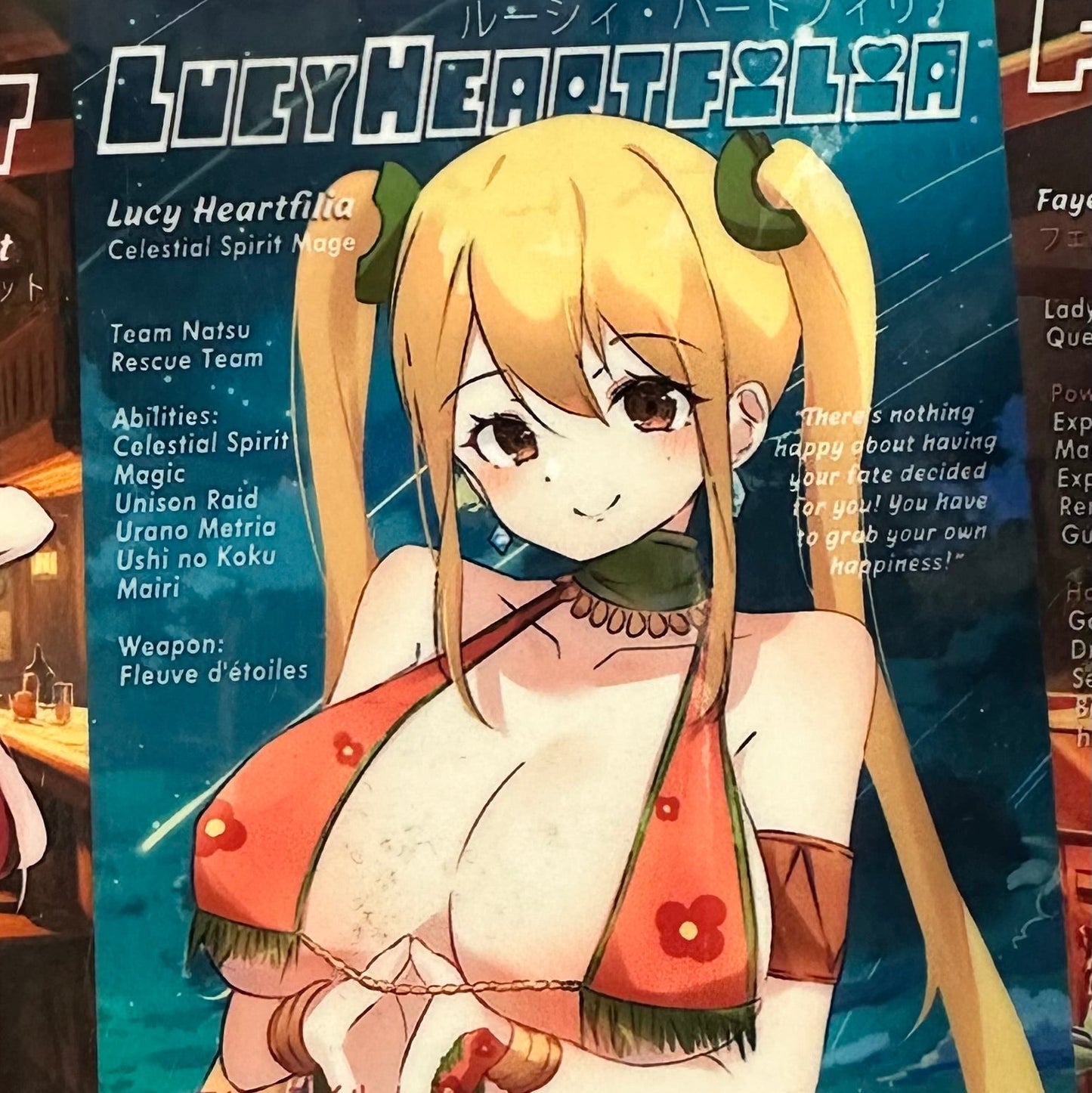 Fairy Tail Magazine style prints