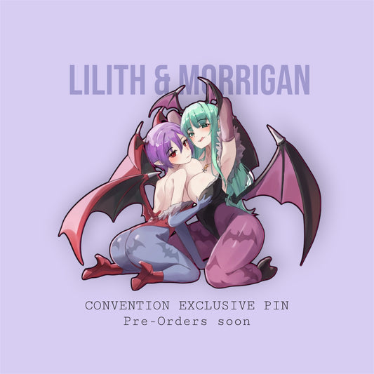 Lilith and Morrigan exclusive pin (pre-order)