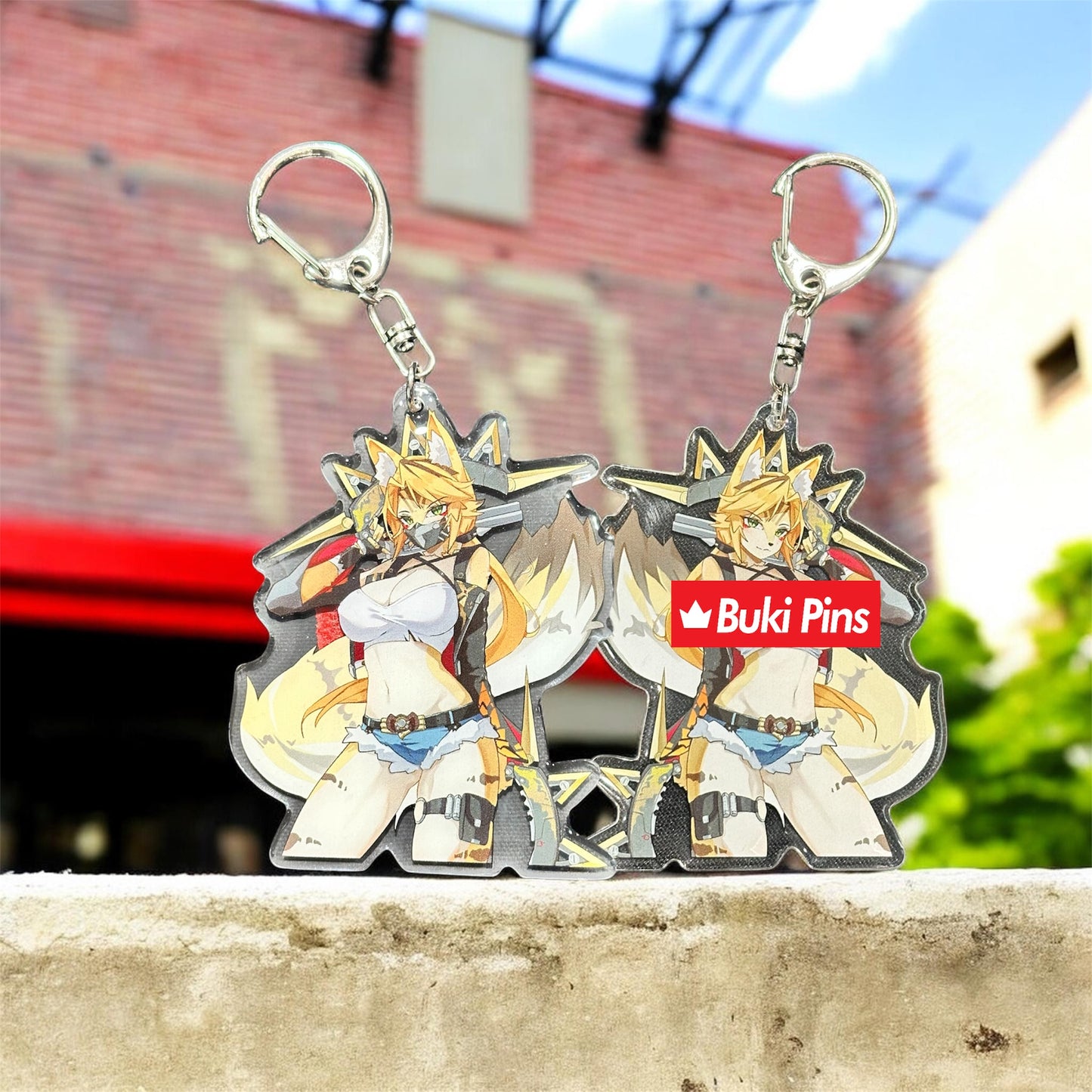 Large Keychains 3.5 inches