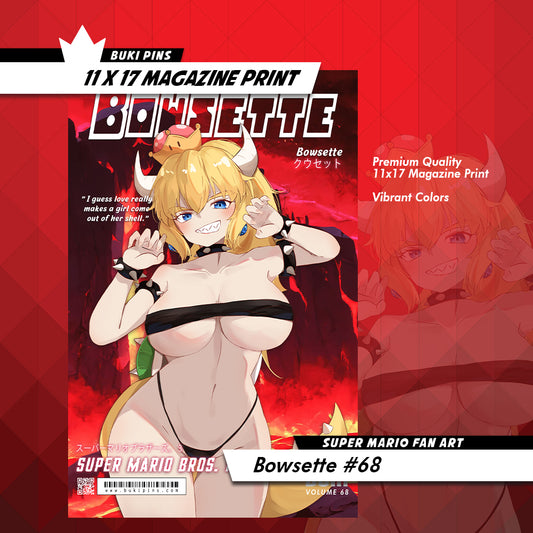 Bowsette Magazine Print