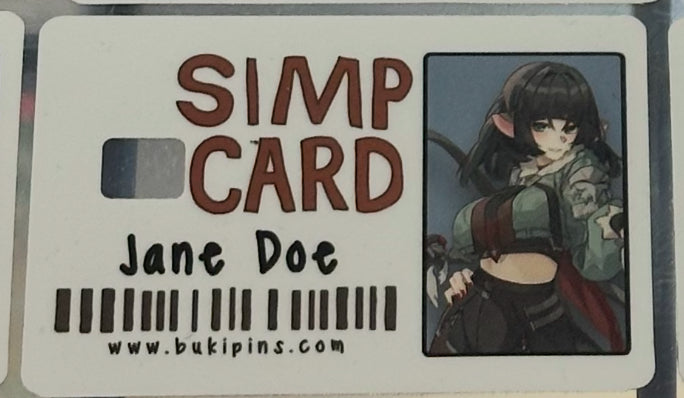 Simp Card - Credit card sleeves Buki Pins Simp Card - Credit card sleeves Buki Pins