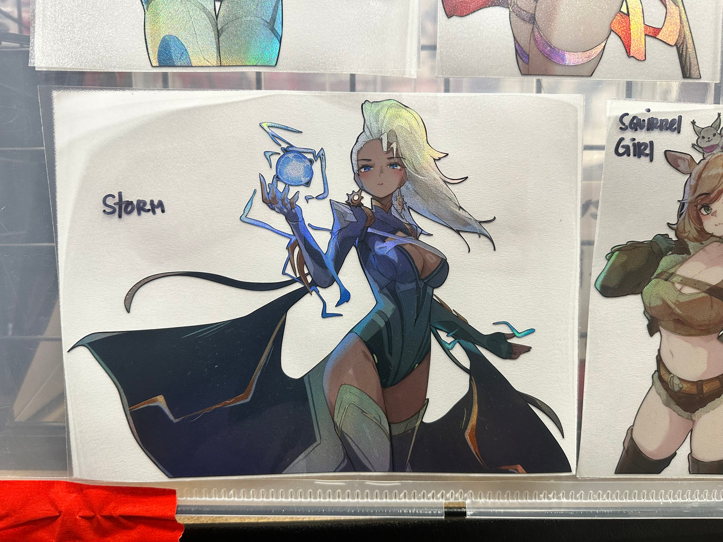 Comic Characters Holo Sticker