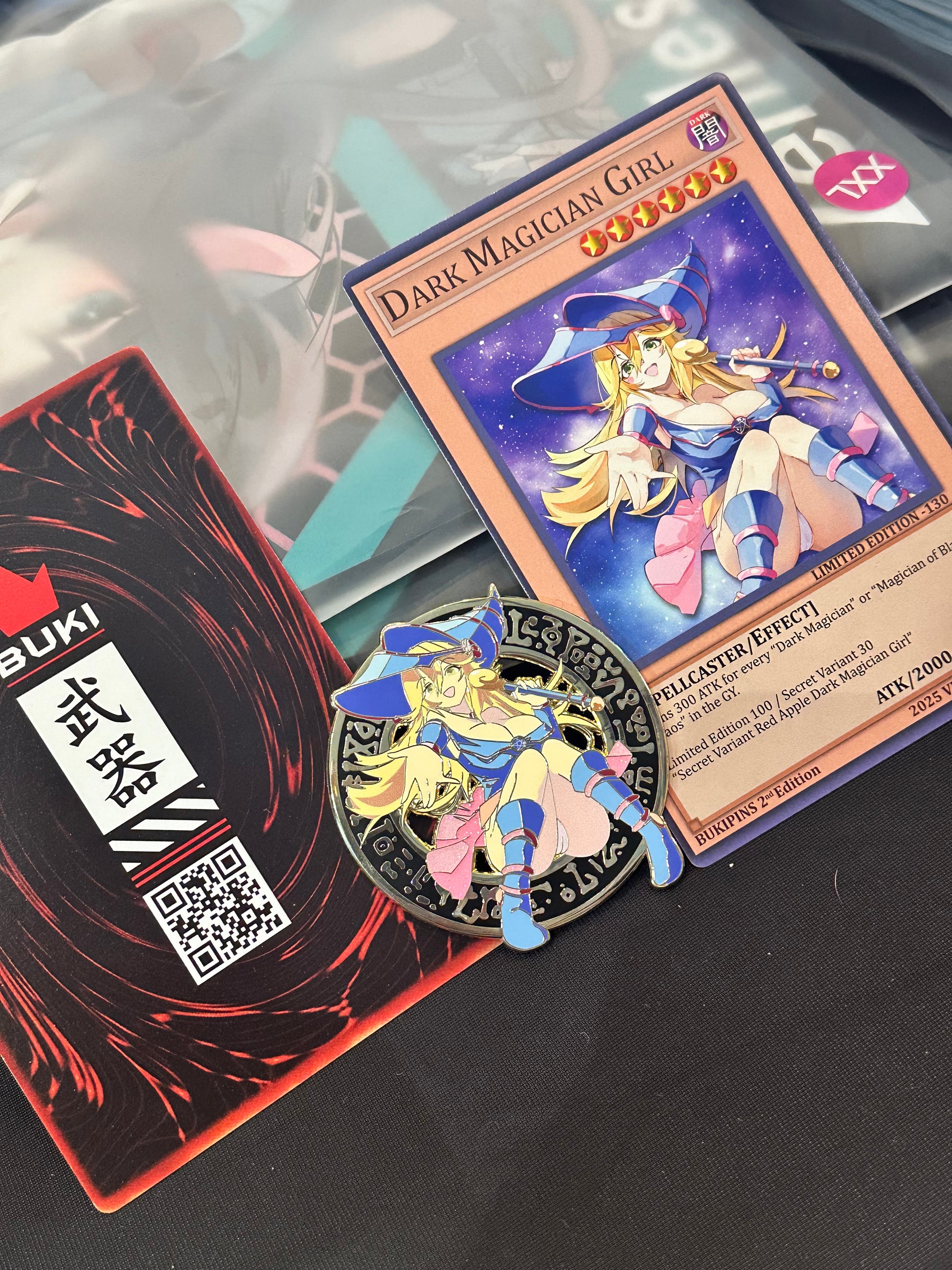 Dark Magician Girl v2 Limited Edition Pin Buki Pins Dark Magician Girl v2 Limited Edition Pin Buki Pins