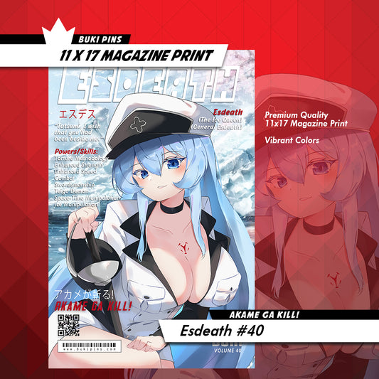 Esdeath Magazine Print