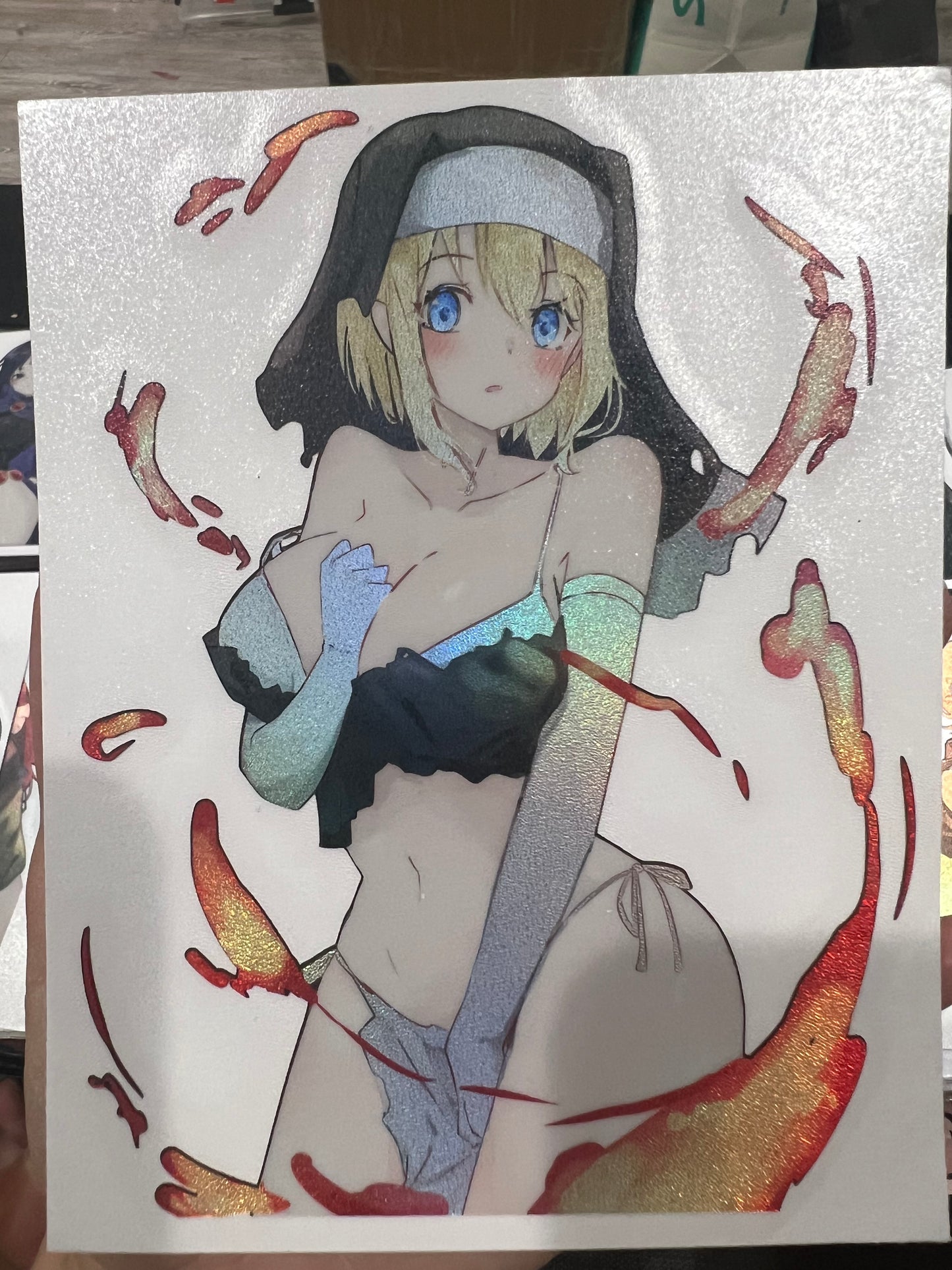 6 inch ANIME Collection Holo Stickers