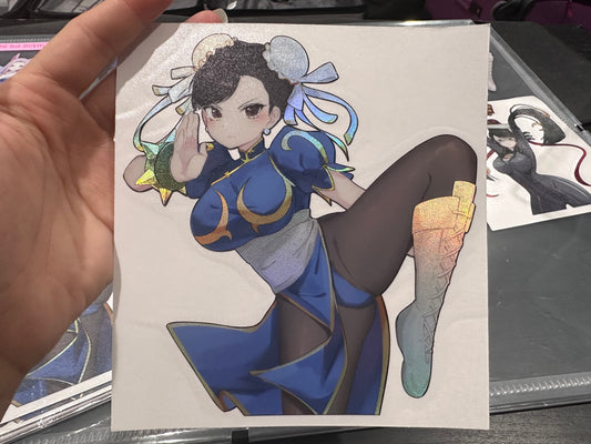 6 inch Gaming Characters Collection Holo Stickers