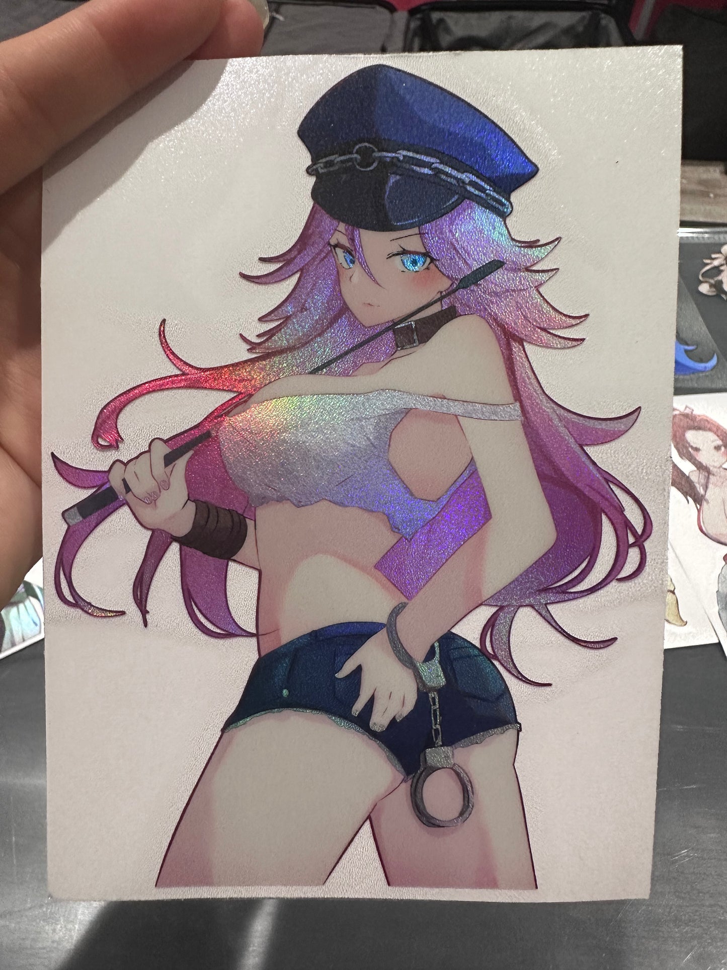 6 inch Gaming Characters Collection Holo Stickers