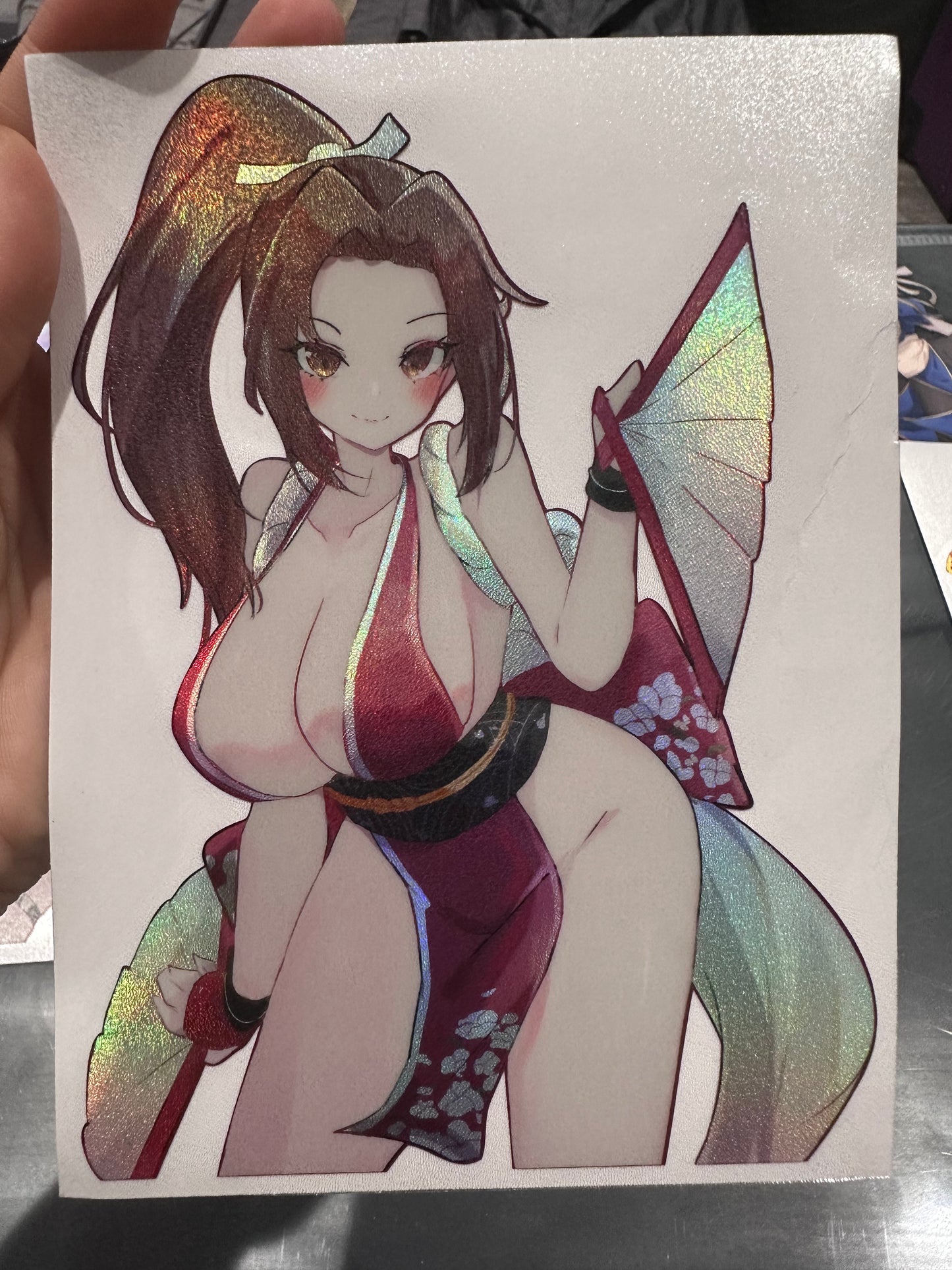6 inch Gaming Characters Collection Holo Stickers