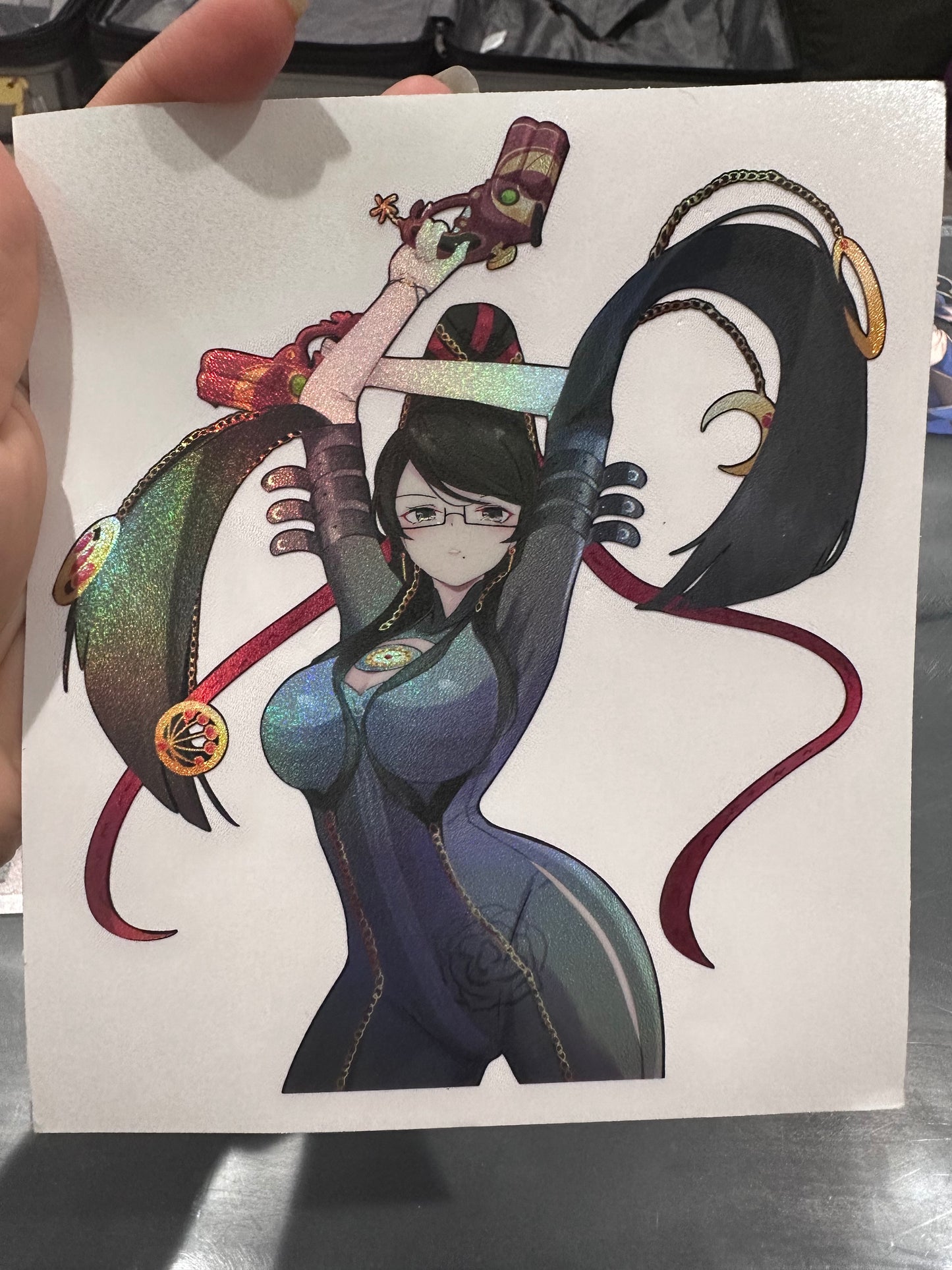 6 inch Gaming Characters Collection Holo Stickers