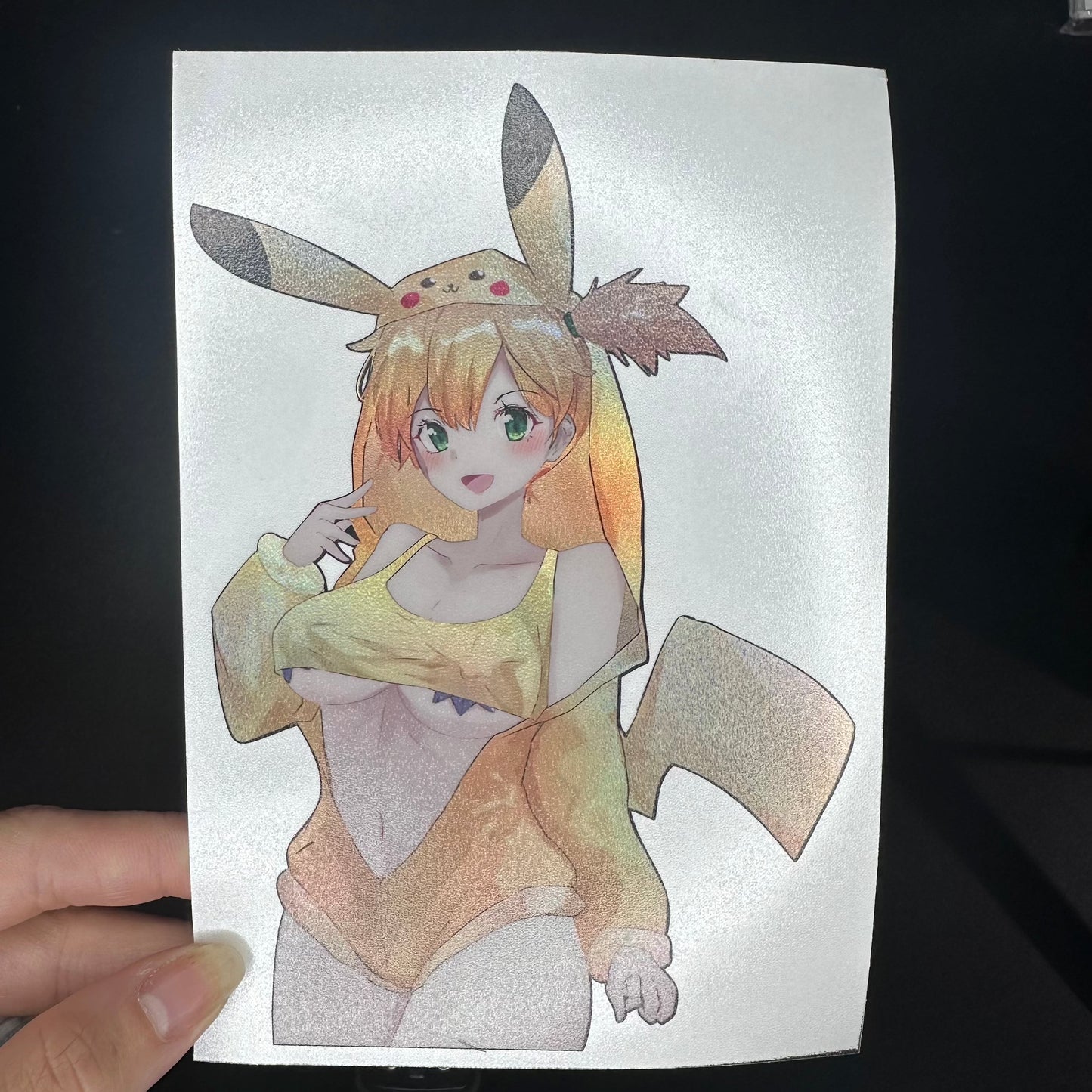 6 inch Gaming Characters Collection Holo Stickers