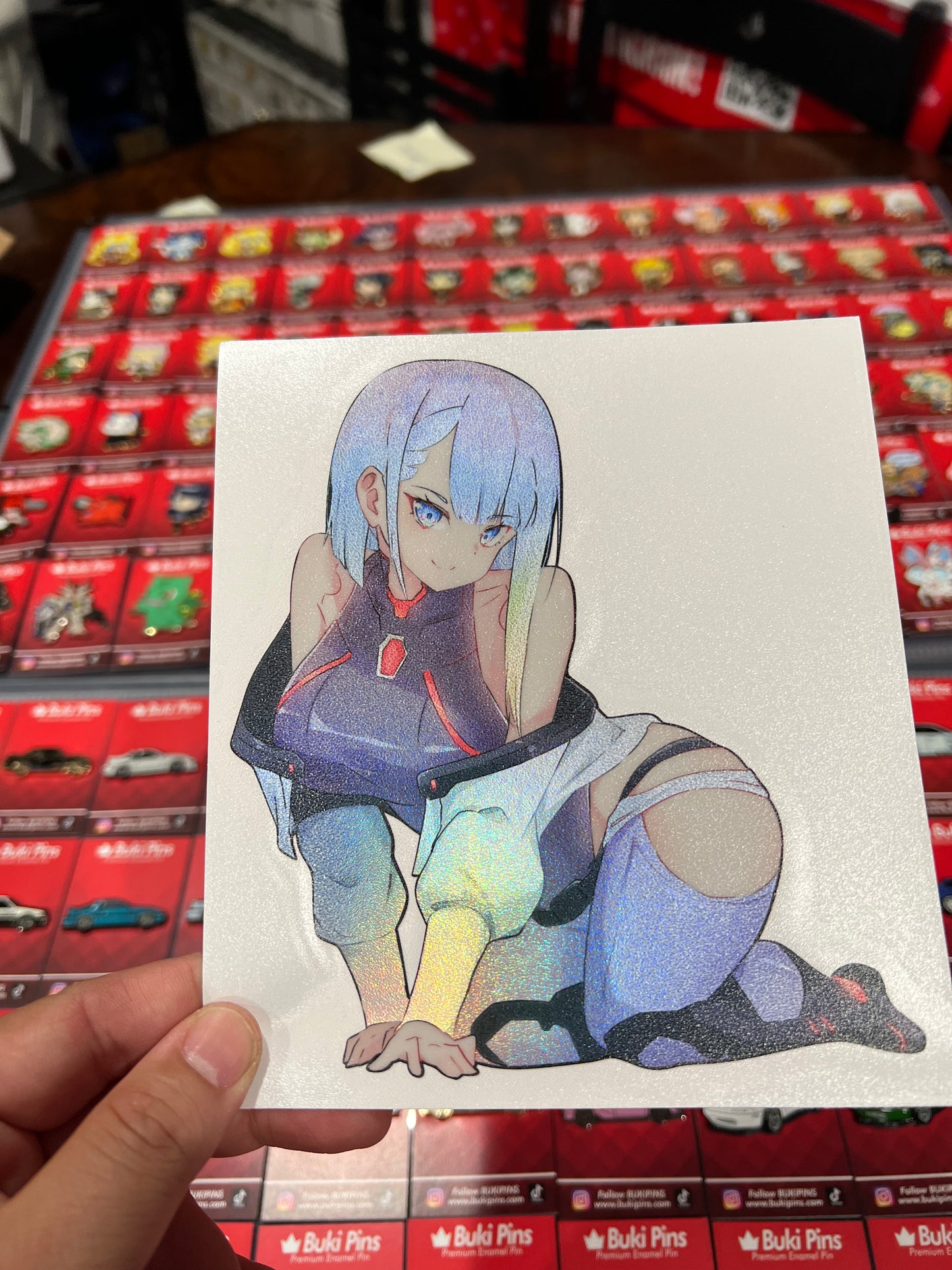 6 inch ANIME Collection Holo Stickers