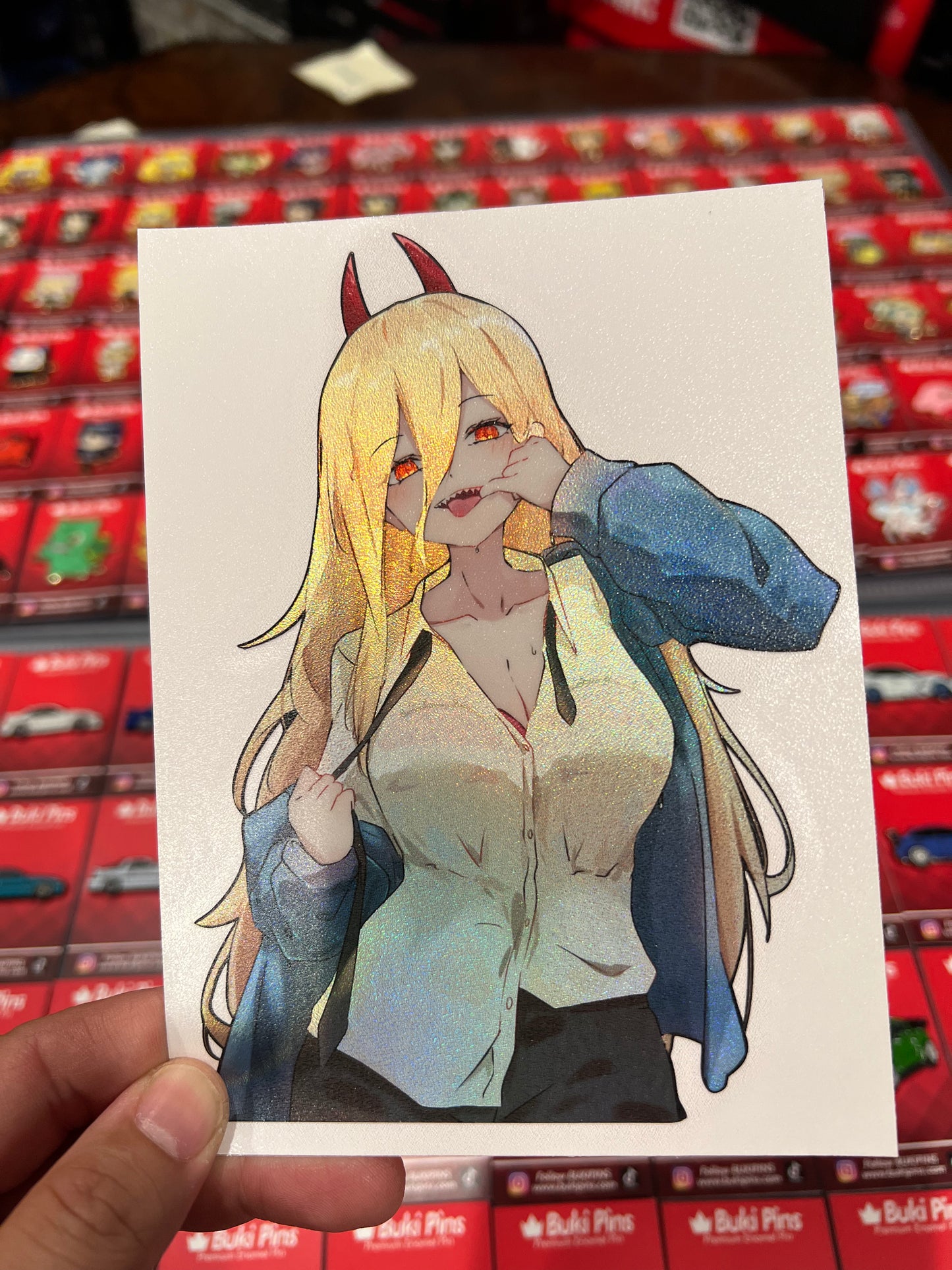 6 inch ANIME Collection Holo Stickers