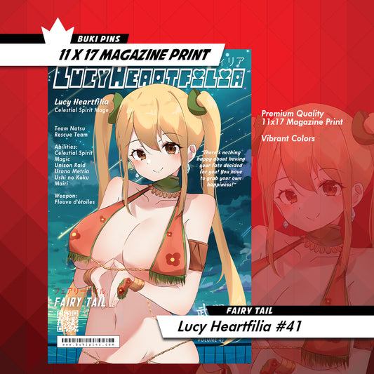 Lucy Heartfilia Magazine Print