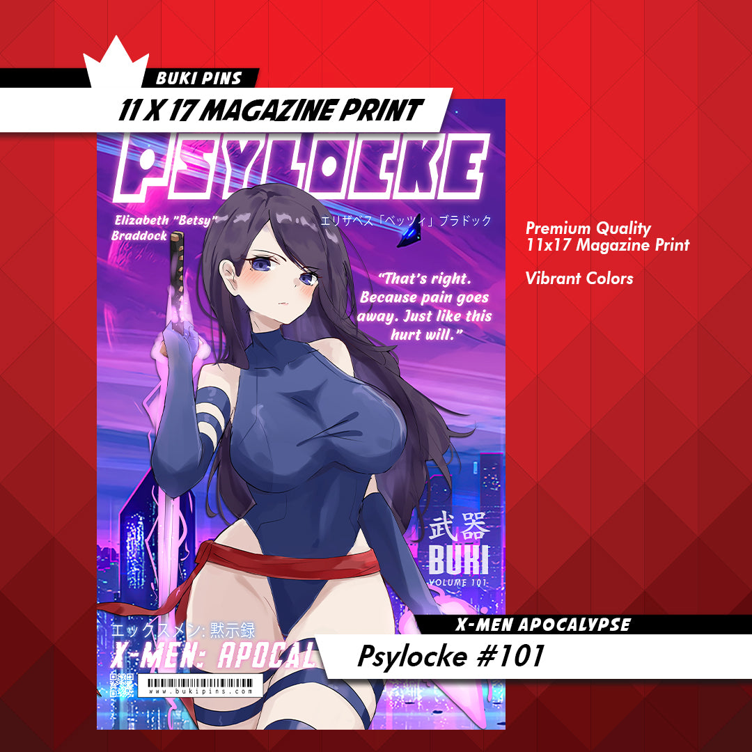Psylocke Magazine Print