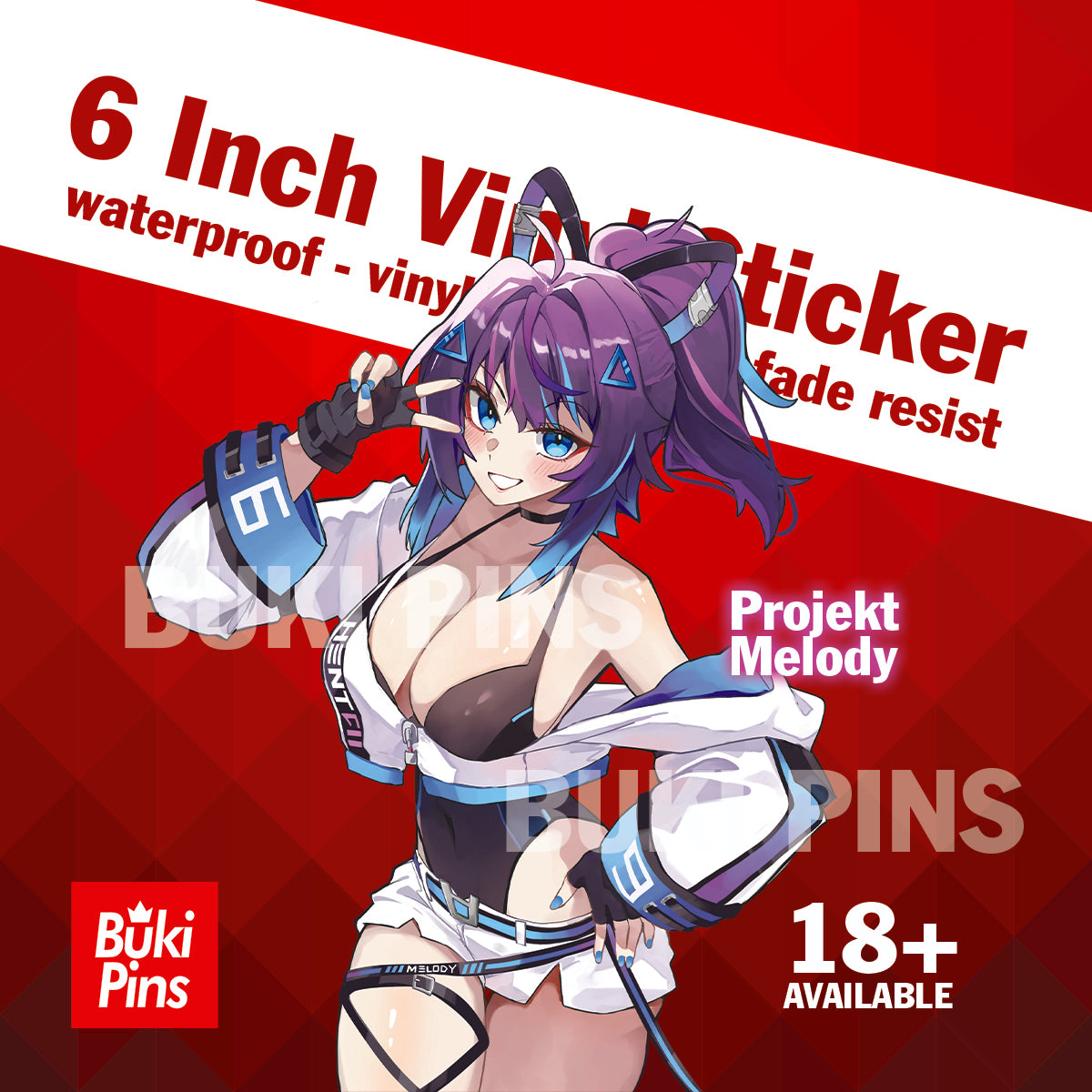 VTUBER Vinyl Stickers